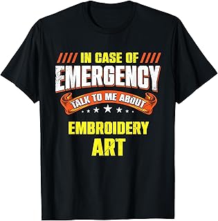 Embroidery Art T-Shirt - Buy now