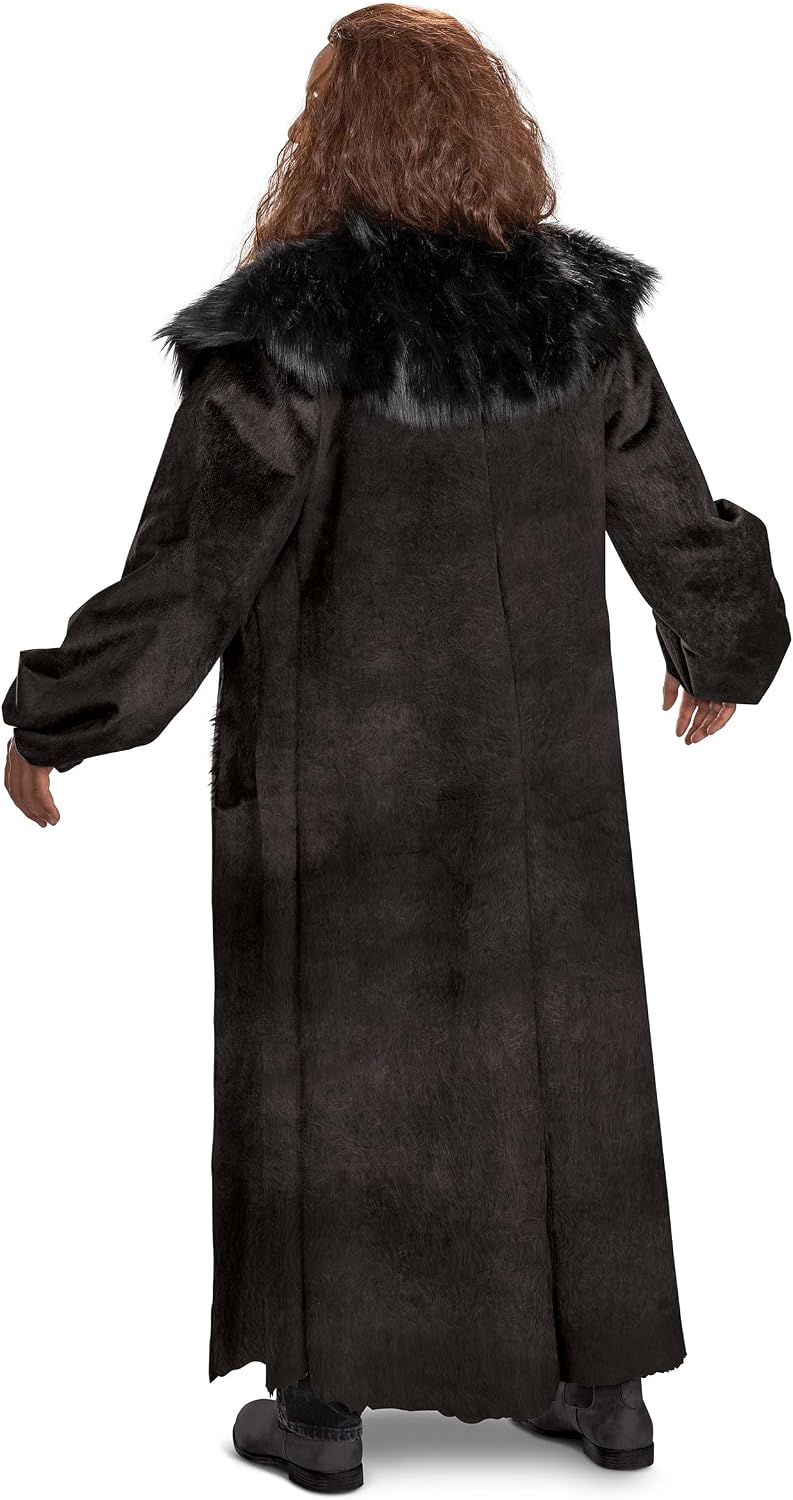 Disguise Harry Potter Hagrid Deluxe Adult Costume, Officially Licensed Halloween Outfit for Men, Size XXL