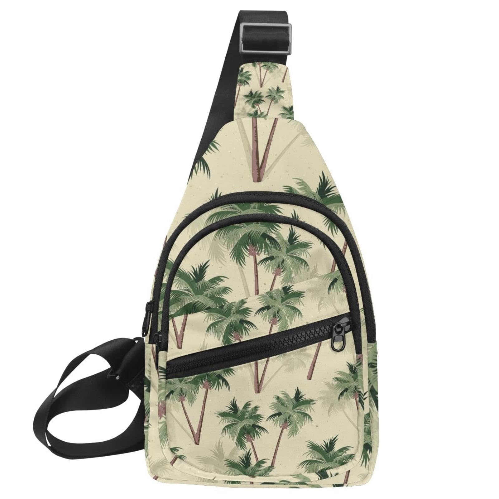 Sac à dos croisé imperméable motif cactus avec sangle réglable - 7