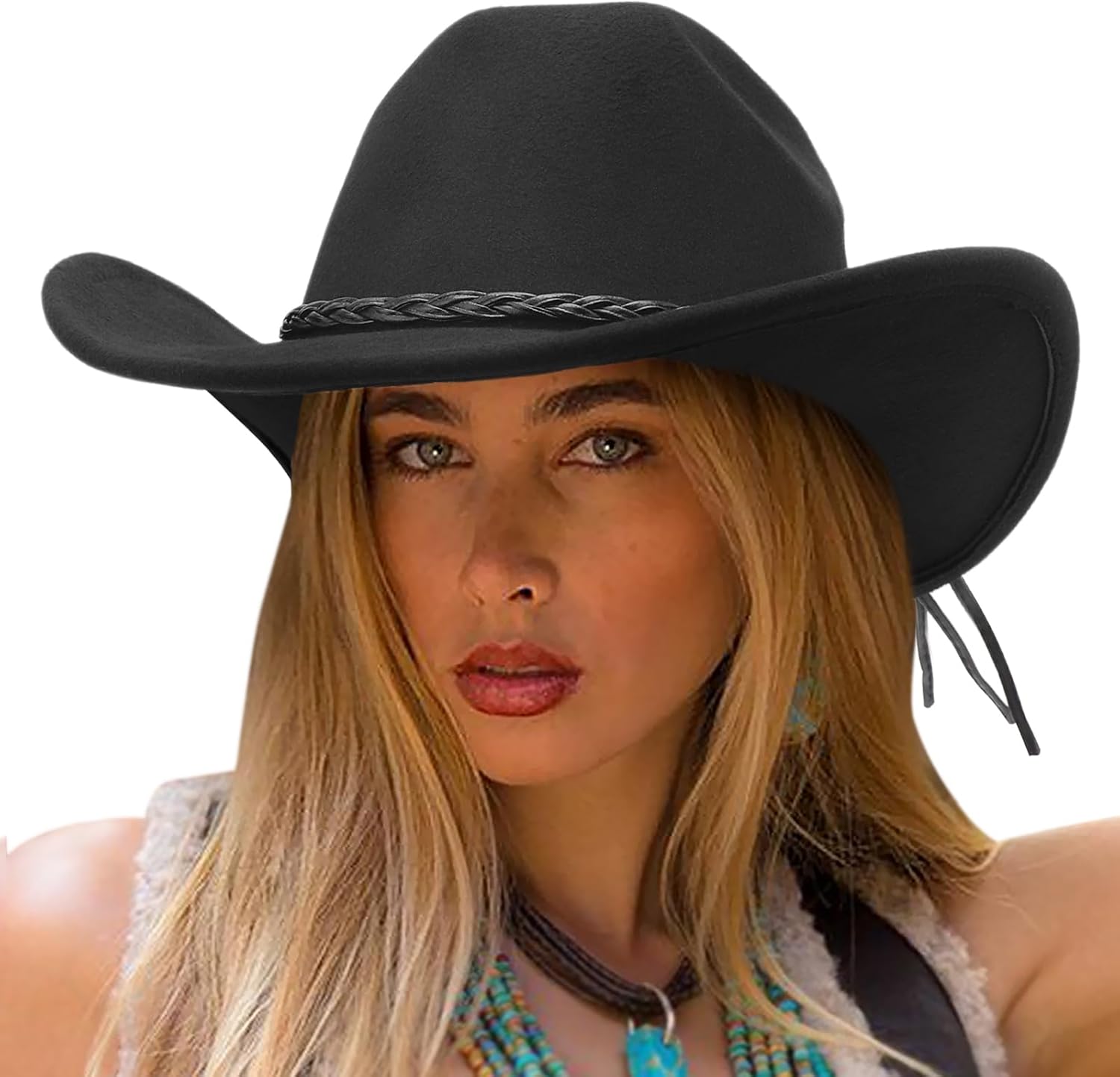 Chapeaux Cowboy Western Pour Hommes Chapeaux Fedora à Large