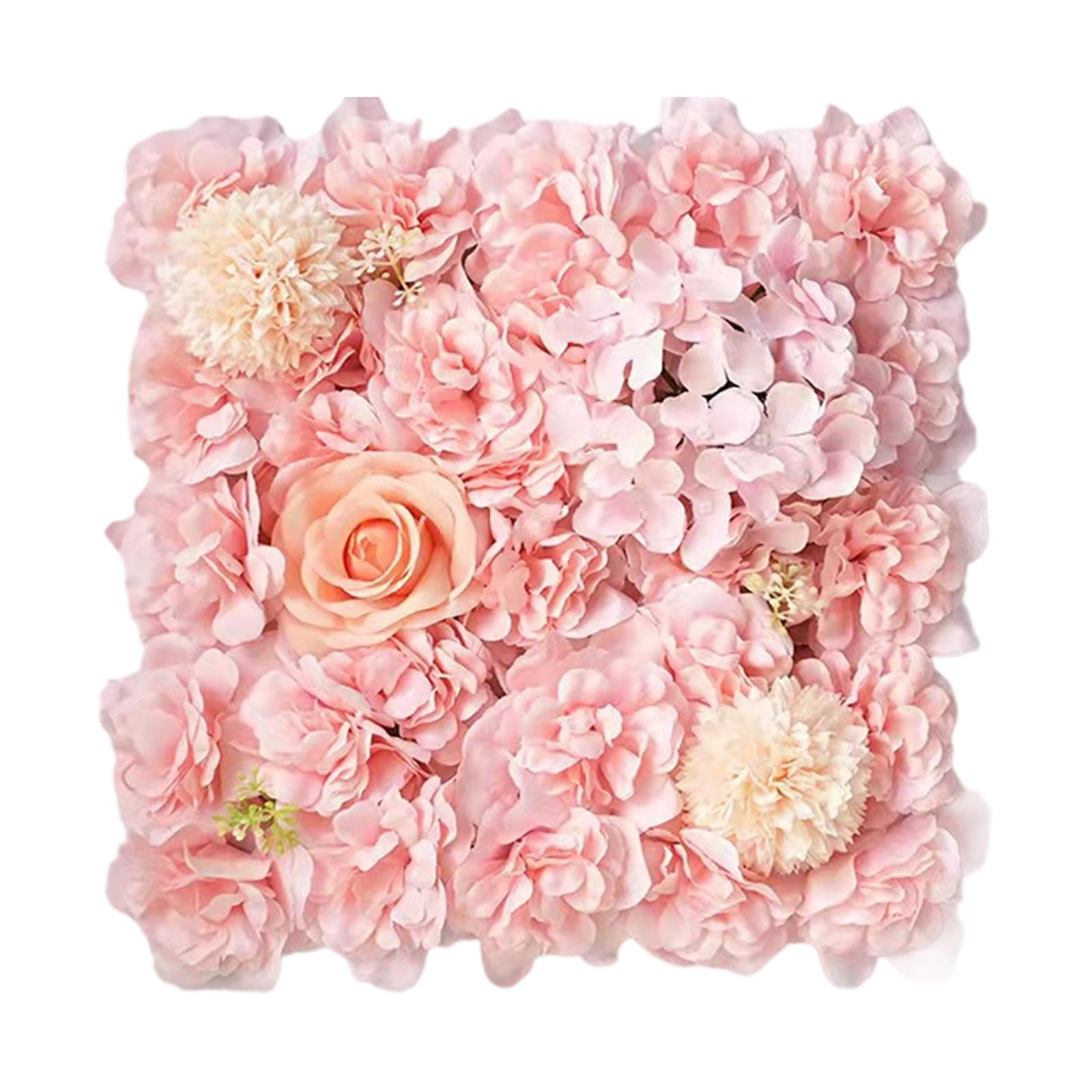 Nucelit Artificial Floral Backdrop Wall Panel Silk Roses Flower for Photography Studio and Ceremony Decoration Flower Wall Panel