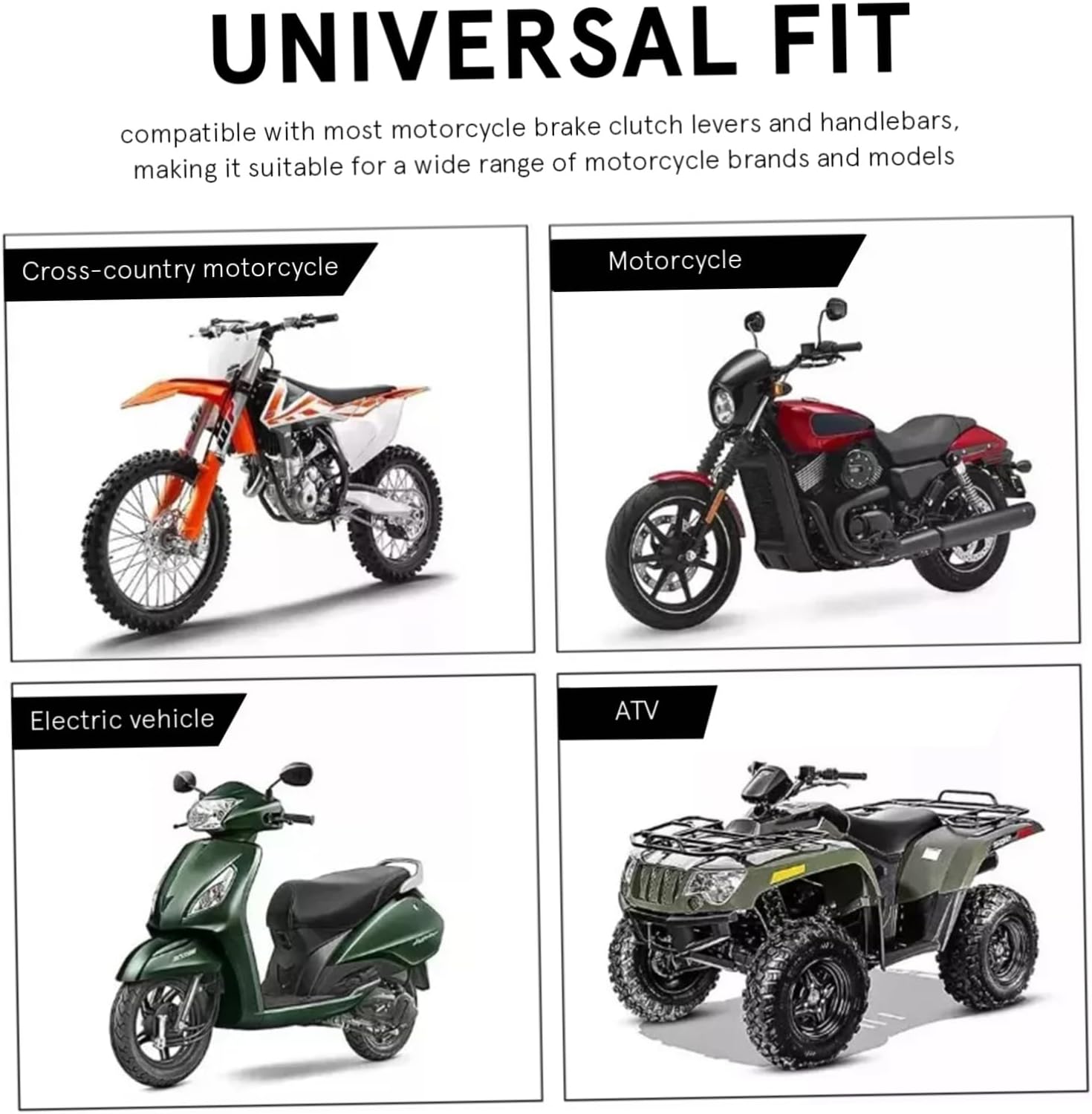 1set Motorcycle Brake Clutch Lever for Dirt and Atvs Ergonomic Design Material Easy Installation Compatible Models