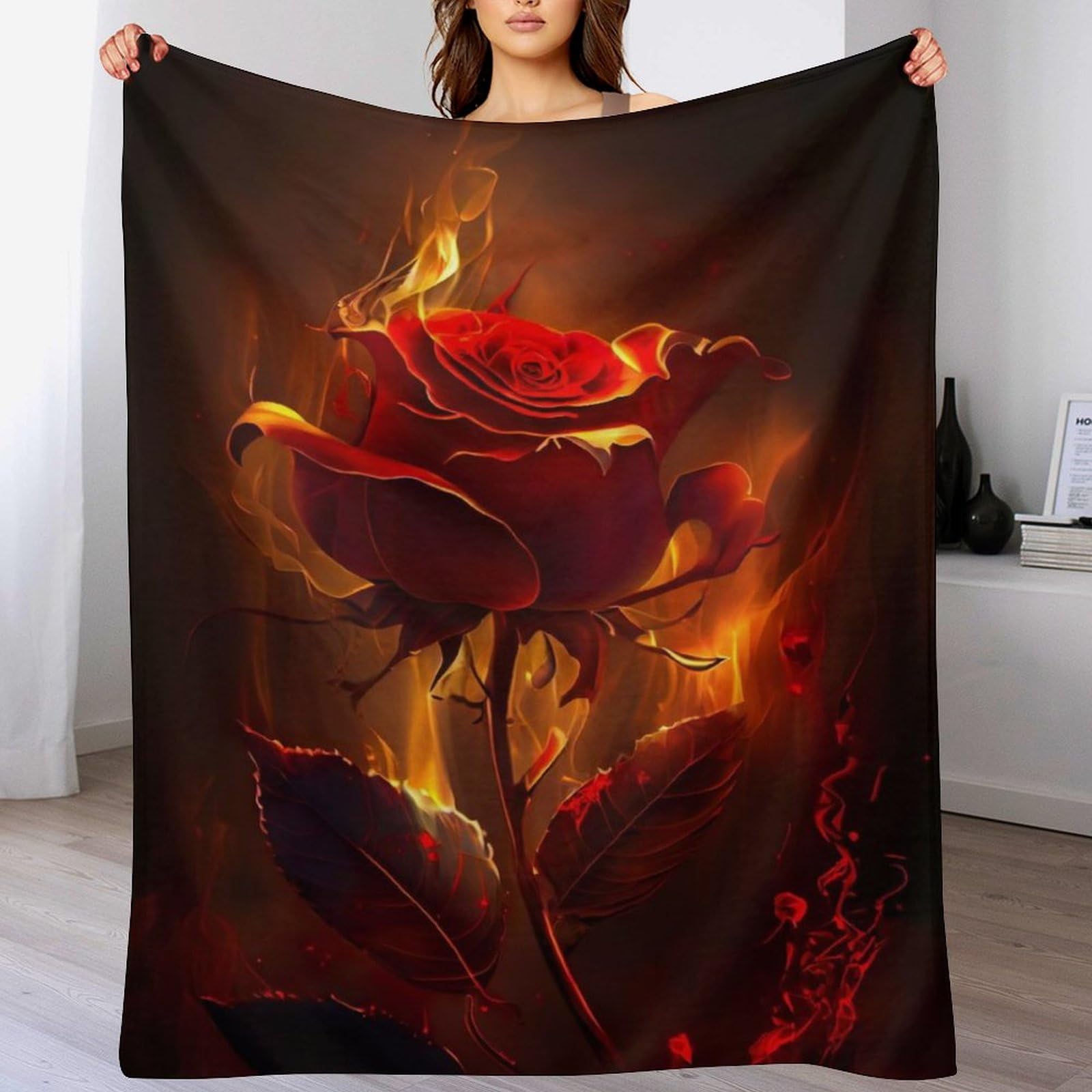 Couverture polaire en flannel épaisse douce et chaude pour lit et canapé de 140x180 cm