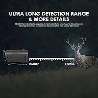 Vista 5 de RIX Pocket K3 Monocular Térmico Portátil para Caza, 384x288 (50Hz), Wi-Fi, Monocular de Visión Nocturna Portátil