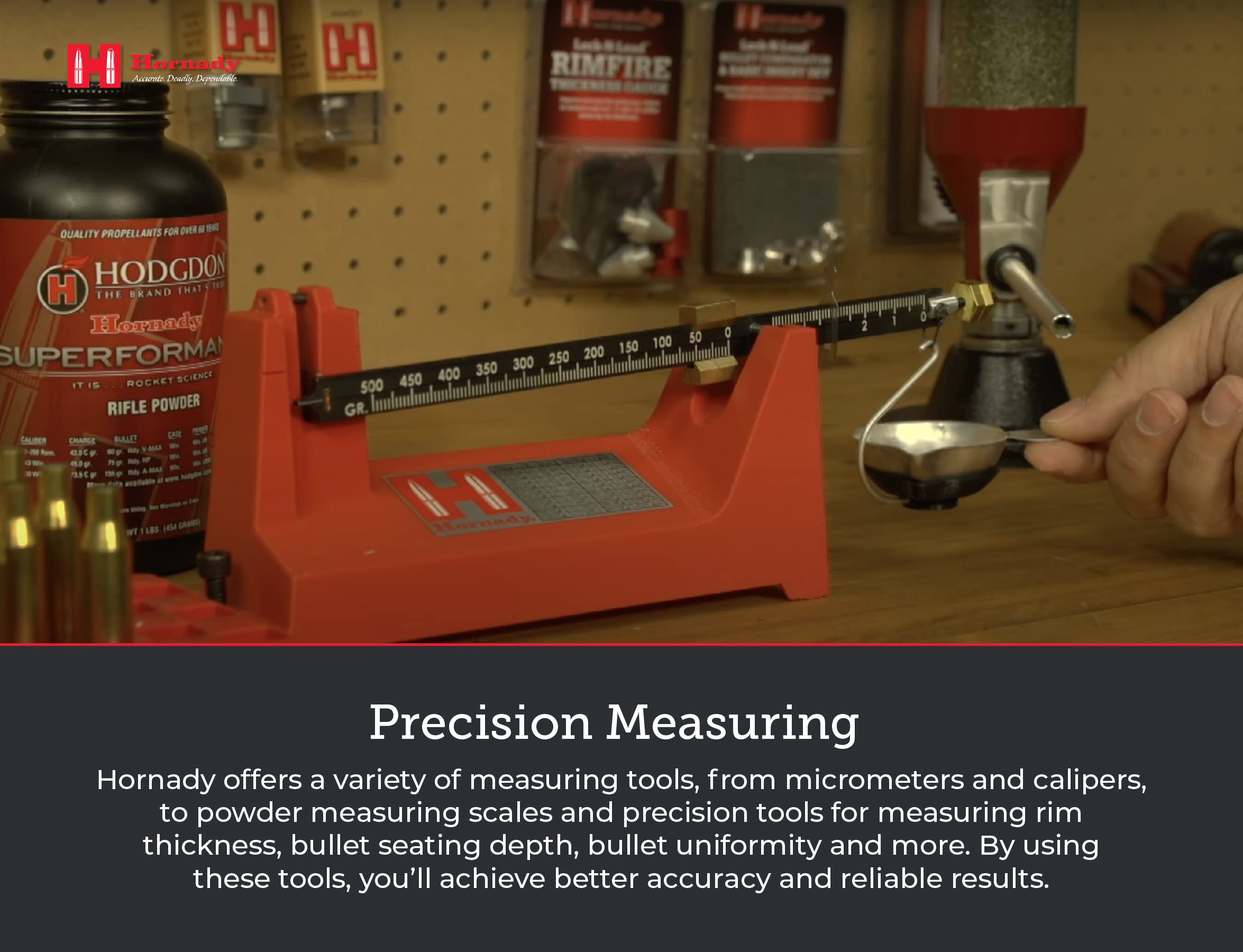 Buy Hornady LockNLoad Beam Scale Analog Powder Scale for Reloading
