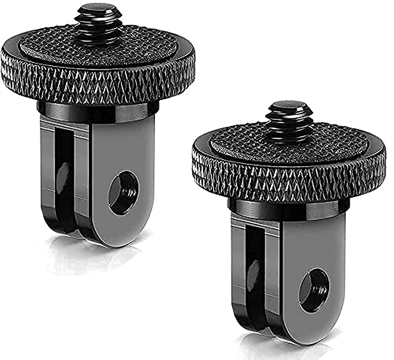 eWINNER 2Pcs Camera Tripod Mount Adapter 1/4"-20 Screw Conversion Adapter for GoPro Hero 13 12 /for Insta360 X5 X4 ONE X3 X2 X/for Xiaomi Yi/for Sony Action Cam/for DJI Osmo Action 5 PRO 4 3 Cameras