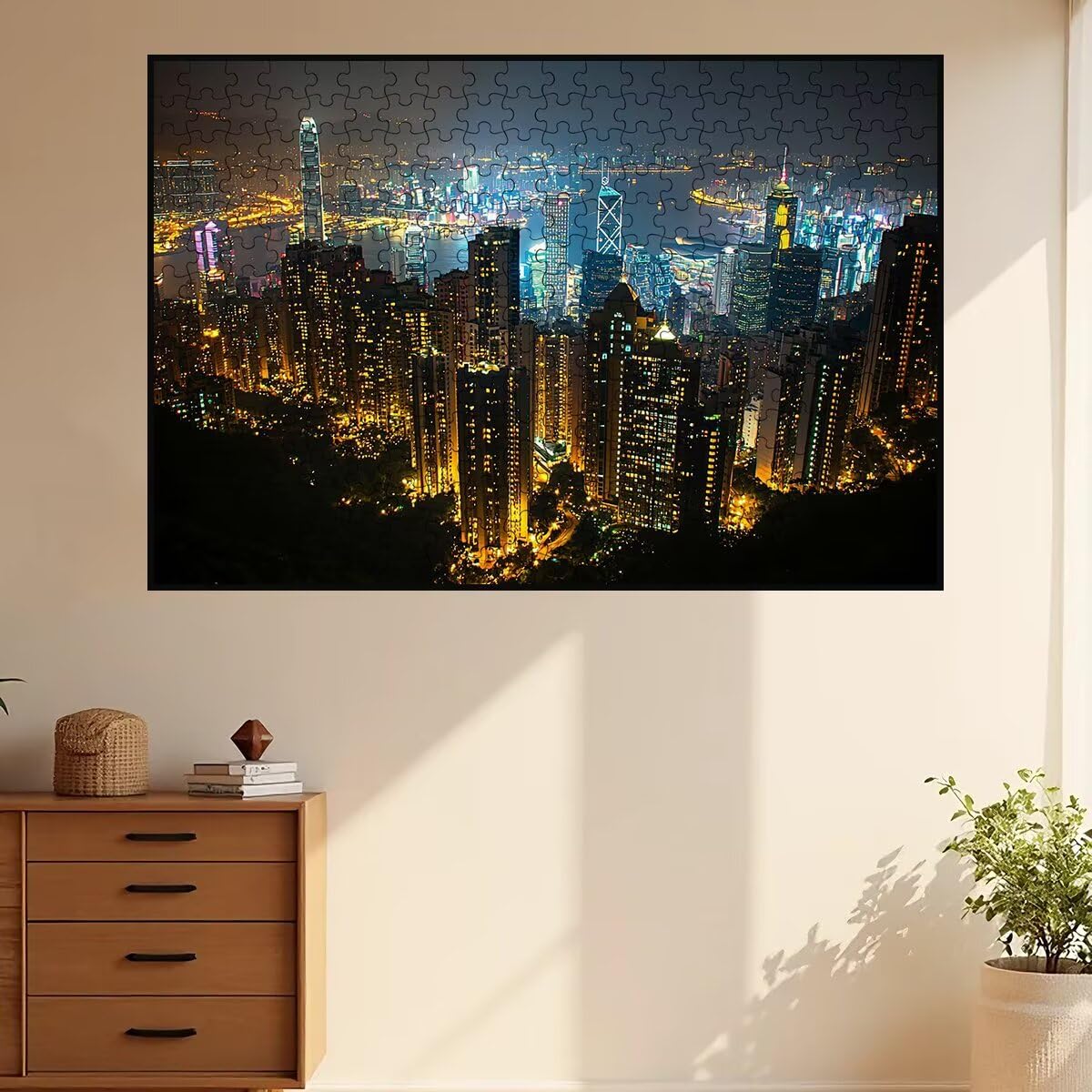 Puzzle 4000 Pezzi Paesaggi, Puzzle Adulti Citta, Puzzles in Legno con Squisita Scatola di Imballaggio, Classici Puzzles Educativi per Adulti eTutta La Famiglie, Come Regalo Uomo, Decor Casa -3729