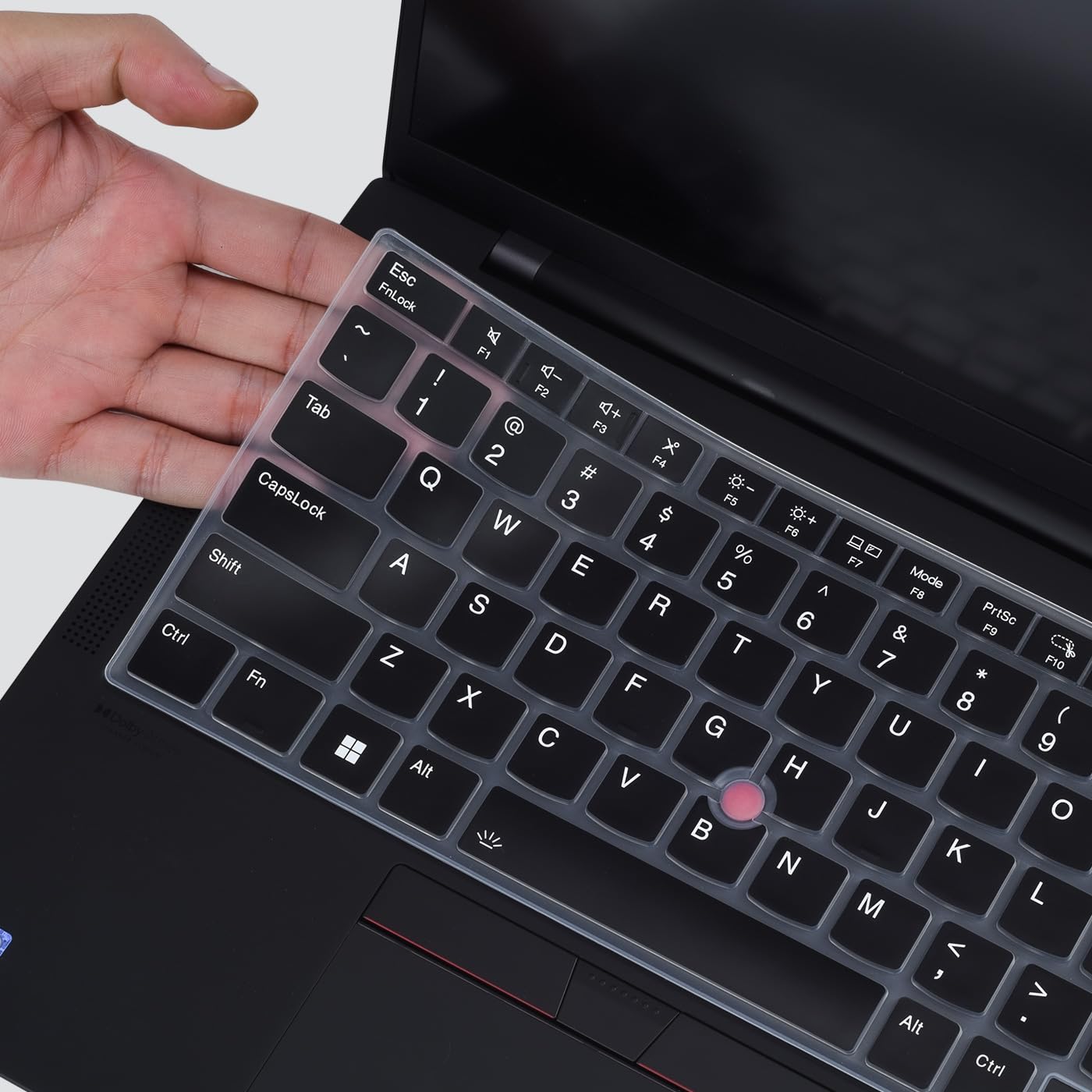 Keyboard Cover for Lenovo ThinkPad X1 Carbon Gen 13 & Gen 12, ThinkPad T14 T14s Gen 5, P14s Gen 5 & L14 Gen 5 Series Laptop, ThinkPad X1 Carbon Gen 13 Keyboard Skin Protector -Black