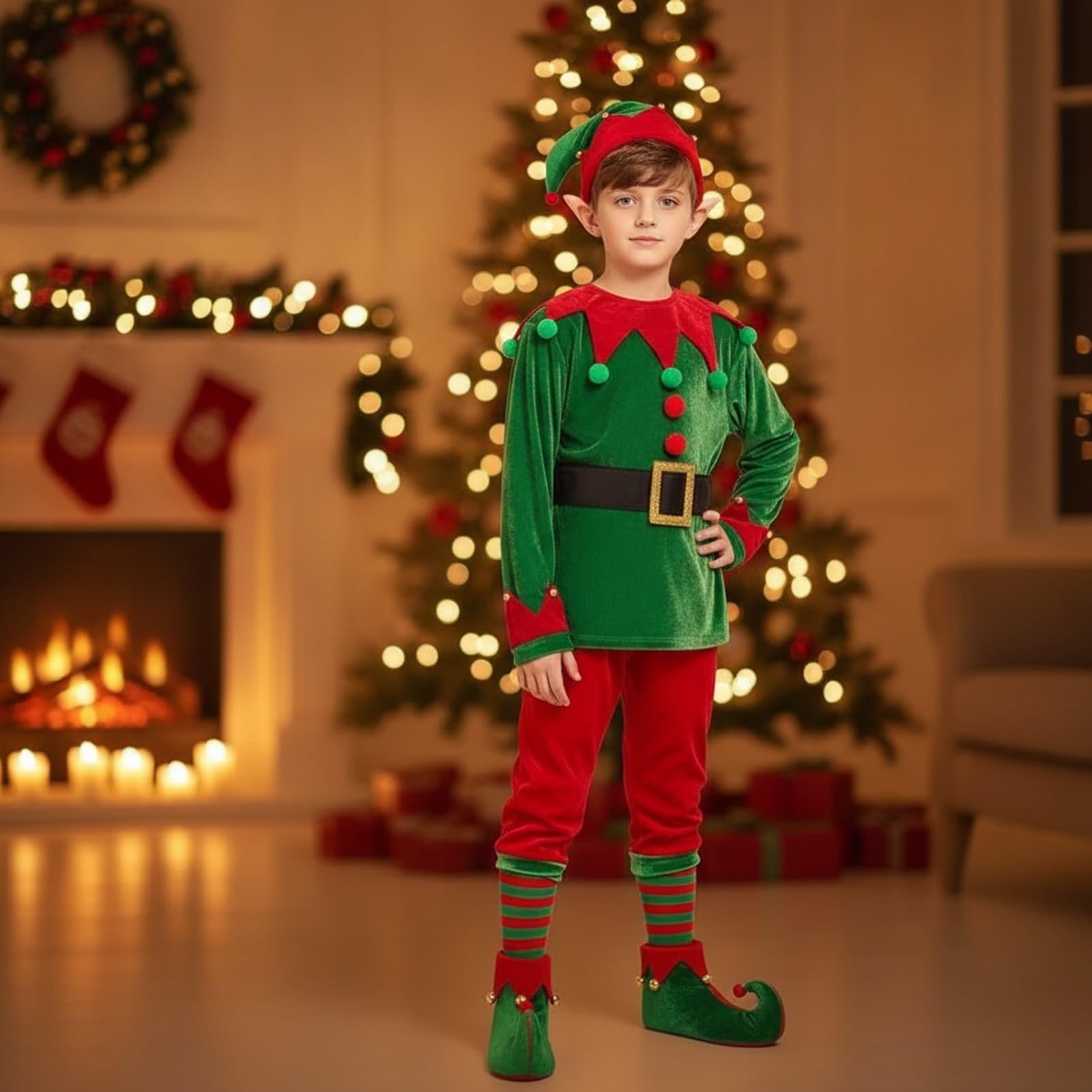 Vestito da Festivo Costume Da | Morbido, per Recite Scolastiche, Spettacoli Teatrali