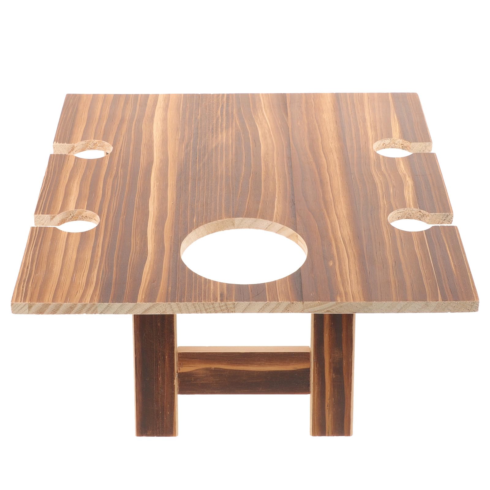 Table pliante extérieure en bois portable pour pique-nique sans encombrement