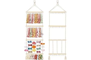 Mkono Wildflower Nursery Decor: Macrame Headband Holder
