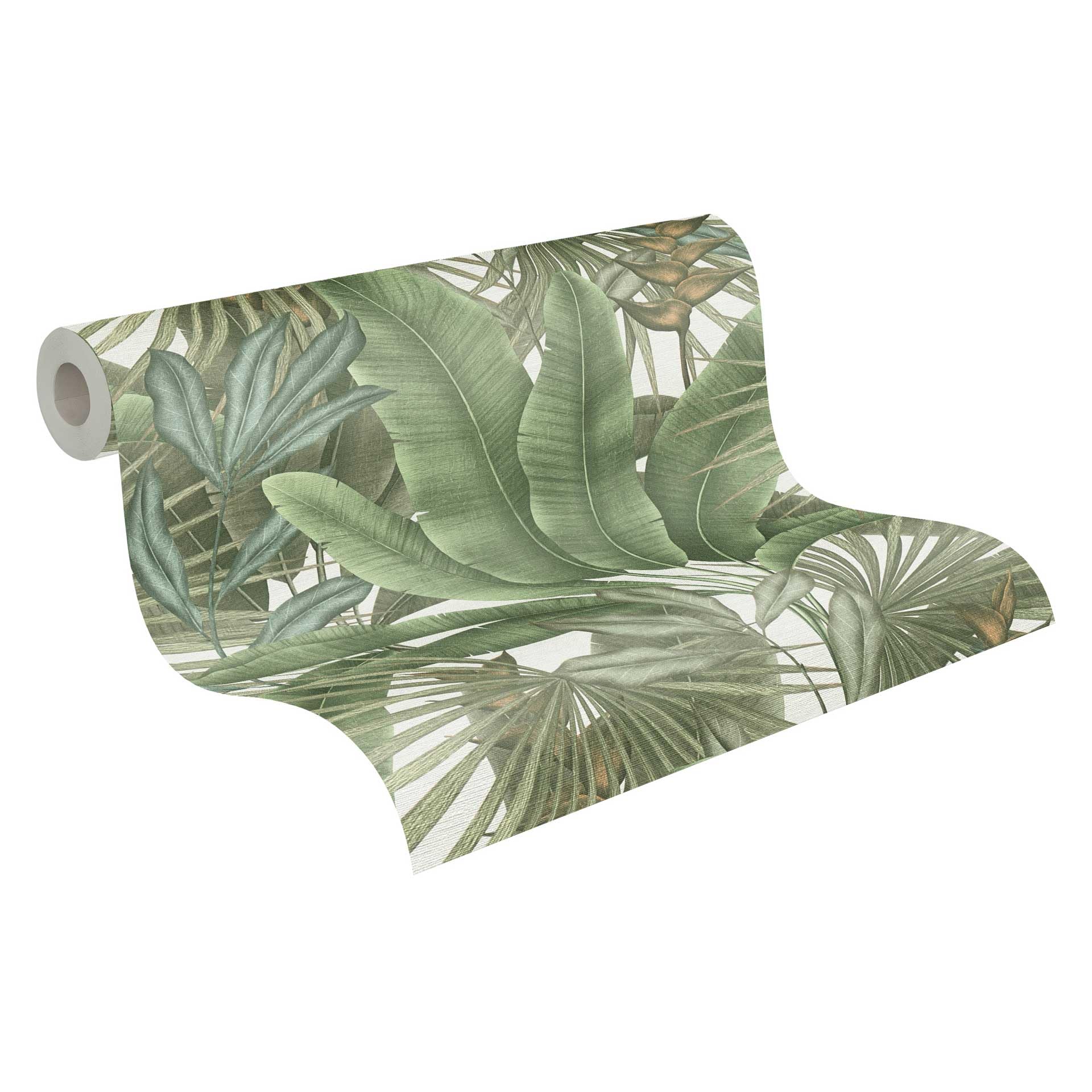 Galerie WH30114 Wallpaper - Tropical Leaves Design - Green