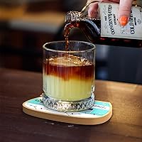 Vista 8 de Juego de posavasos de camping Haigoo, juego de 4 posavasos de bambú Happy Camper con soporte, regalos de camping para amantes de la caravana