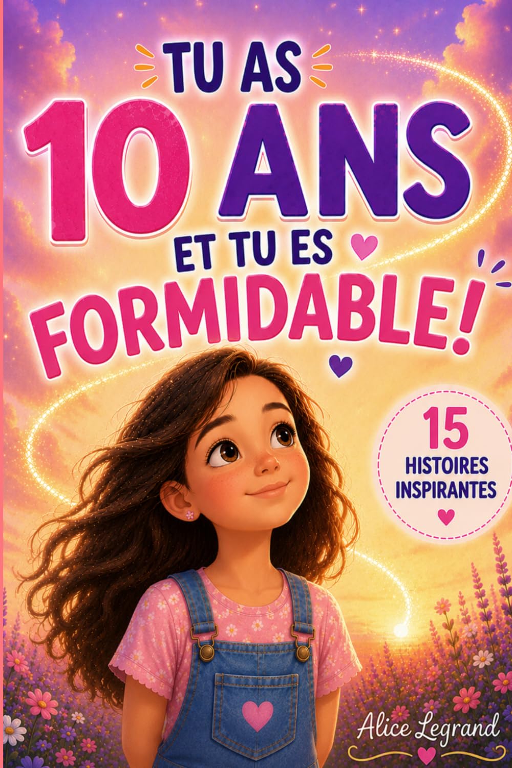 TU AS 10 ANS ET TU ES FORMIDABLE !: 15 Histoires inspirantes sur la confiance en soi, les émotions, le courage et l’amitié pour les filles de 10 ans qui veulent découvrir tout leur potentiel