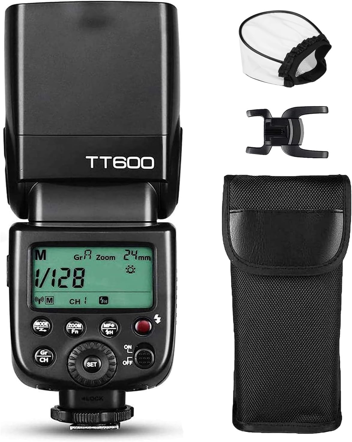 Godox TT600 Camera Flash Speedlite Master/Slave Flash with Built-in Trigger System for Canon, Nikon, Pentax Olympus Fujifilm Panasonic and Other DSLR Camera