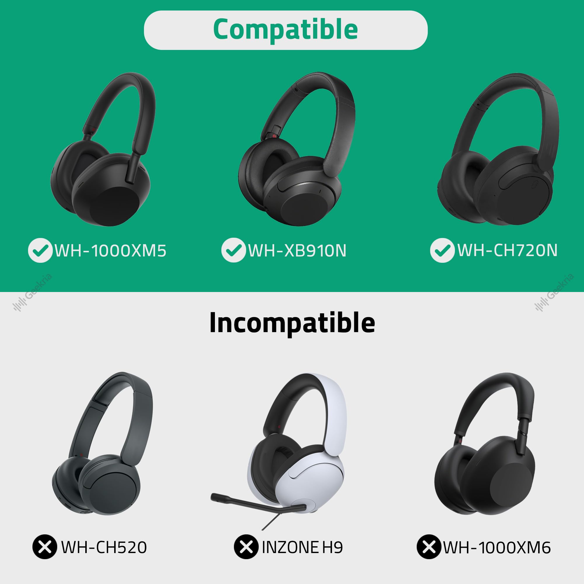 Amazon | GEEKRIA ケース Shield ヘッドホンケース 互換性 ハード