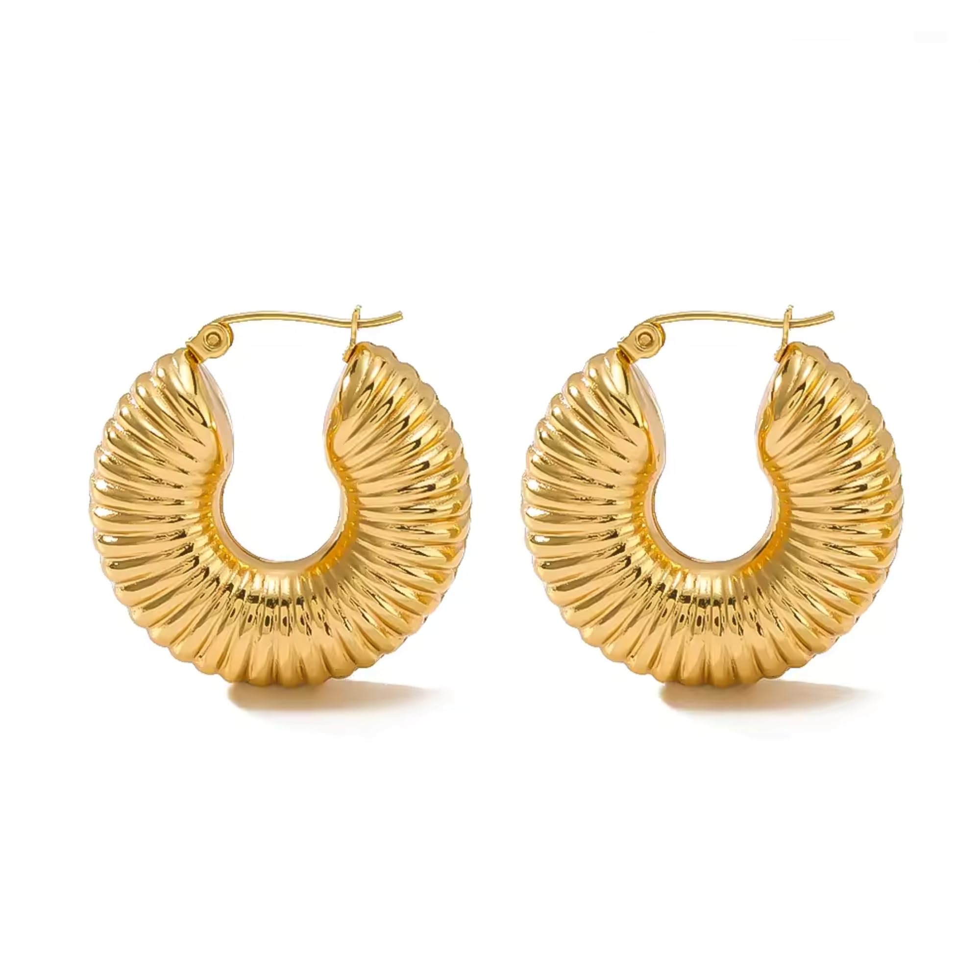 See full amazon price history chart for Salve Chunky Stainless Steel Gold Coil Big Hoop Earrings for Women Fashion | Anti Tarnish Jewellery for Women, Chic Golden Earrings for Girls Stylish | Accessories for Women Korean Earrings Salve Chunky Stainless Steel Gold Coil Big Hoop Earrings for Women Fashion | Anti Tarnish Jewellery for Women, Chic Golden Earrings for Girls Stylish | Accessories for Women Korean Earrings (B0D8Y7XFDR) Amazon Price History, Amazon Price Tracker