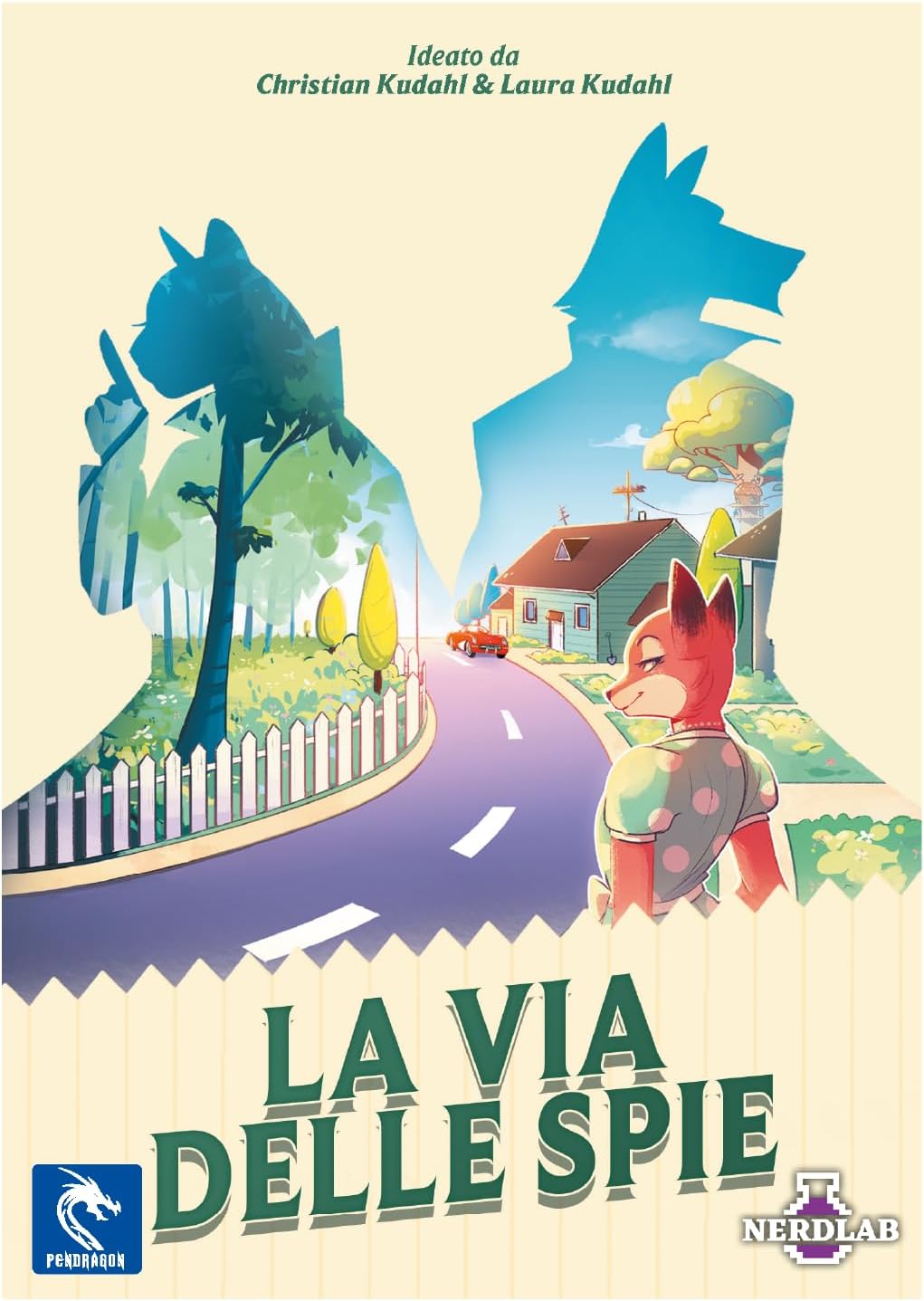 Pendragon La Via delle Spie, Italian Edition, Board Game, from 8 Years, for 2-4 Players