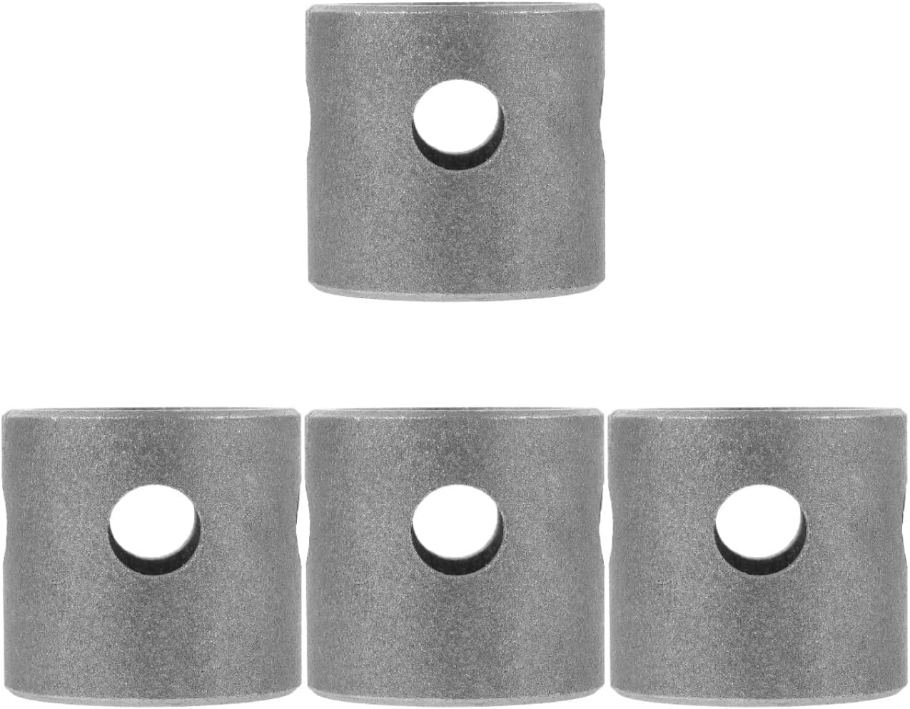 Trailer Jack Swivel Mount Pipe Weld on Camper Welding Installation Bracket Heavy Load Trailer Jack Mount for Rv Leveling Stabilization 1.96X1.96X7.40 Inches