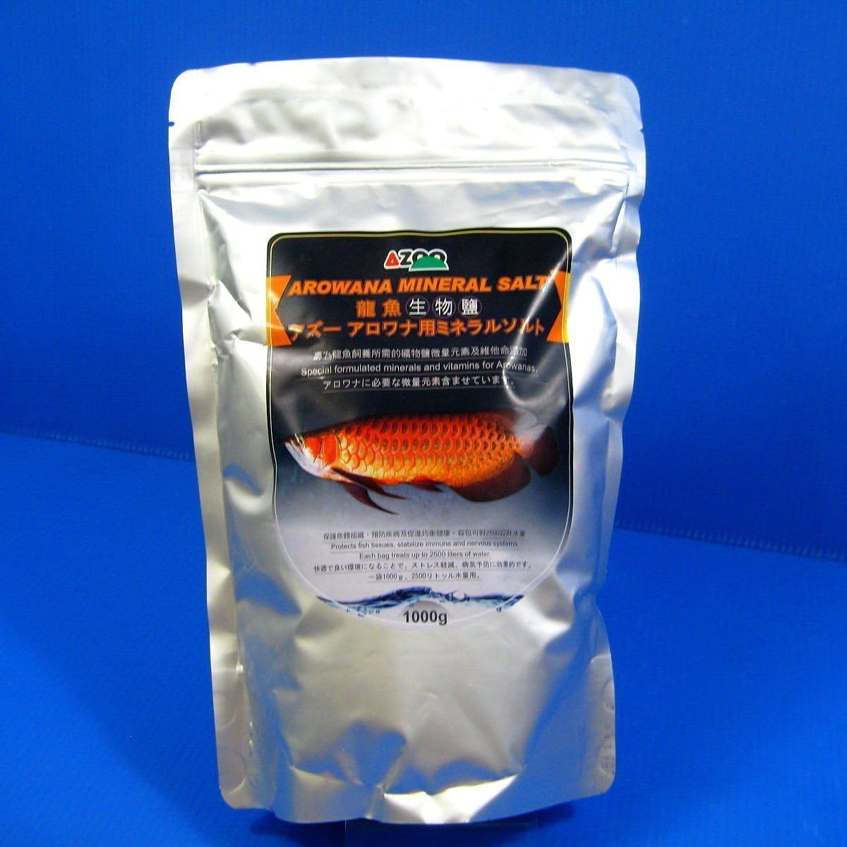 AZOO AROWANA Mineral Salt 1000g Health - ph gh Trace Vitamin Immunity Arowanas Fish