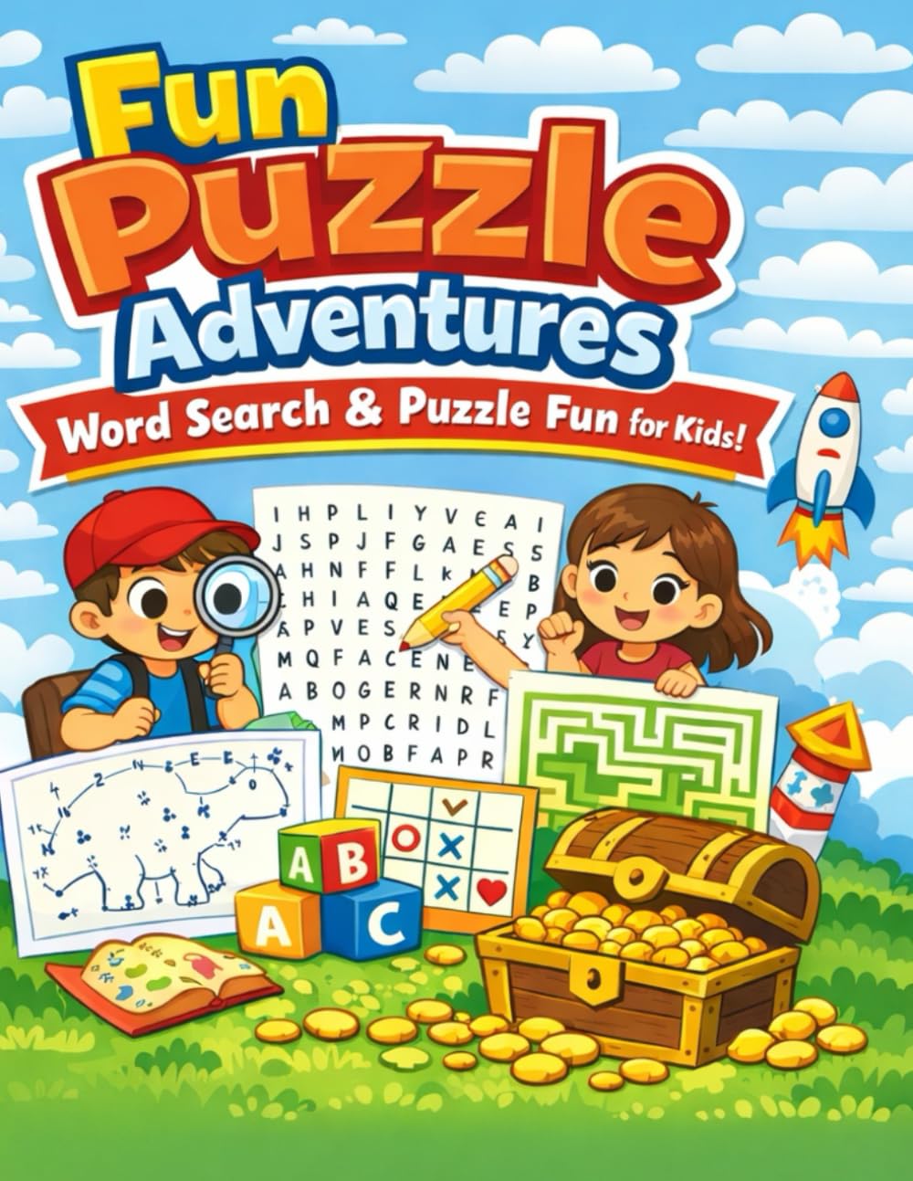 Fun Puzzle Adventures: Word Search & Puzzle Fun for Kids