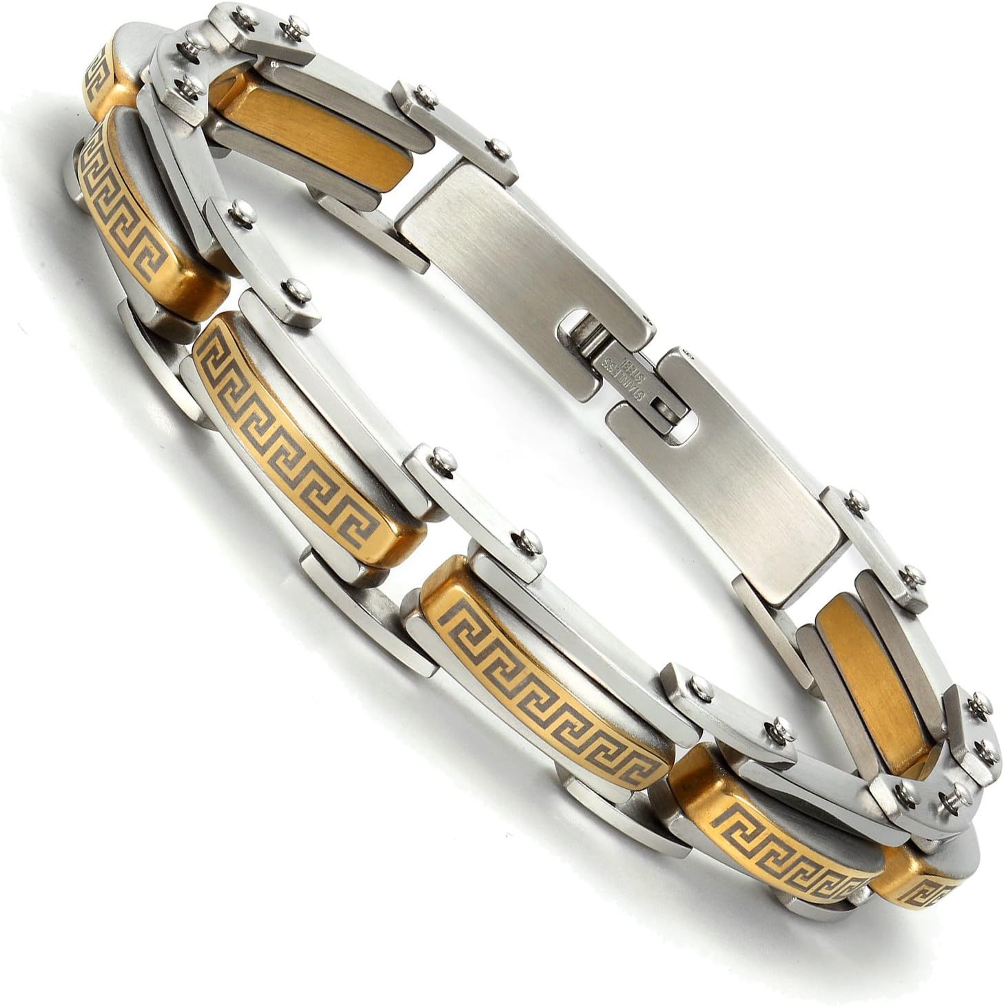 Urban Jewelry Men’s Link Bracelet Collection – Tungsten