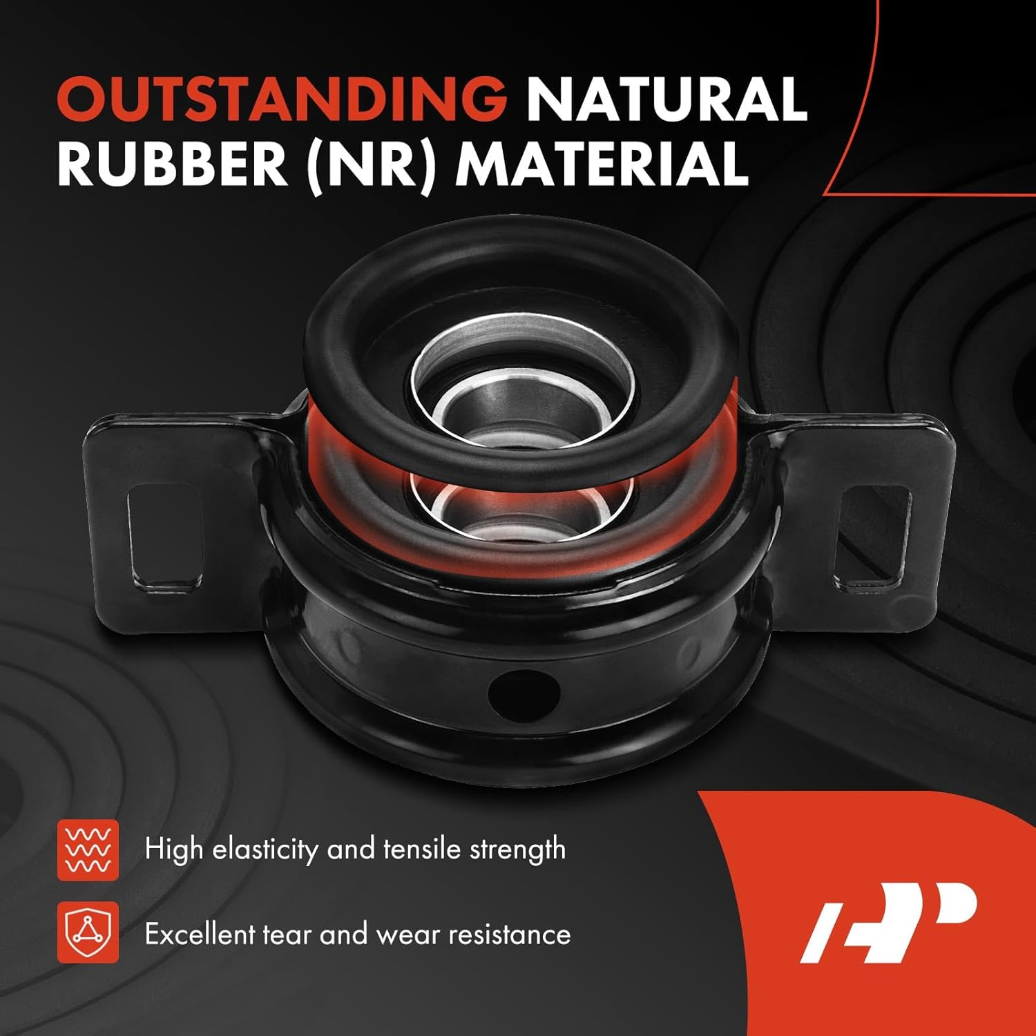 A-Premium Lower Drive Shaft Center Support Bearing Driveshaft Carrier Bearing Compatible with 2016 2017 2018 Toyota Tacoma, 2.7L 3.5L, Replace# 37230-09080, 3723009080