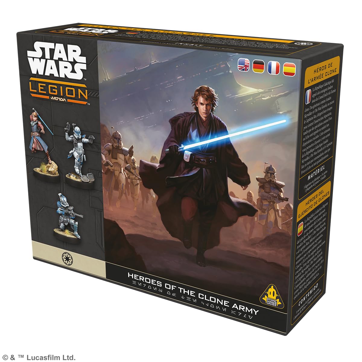 Asmodee Star Wars: Legion Heroes of the 501. Gra miniaturowa Wiek 14+ 2 graczy 90 minut