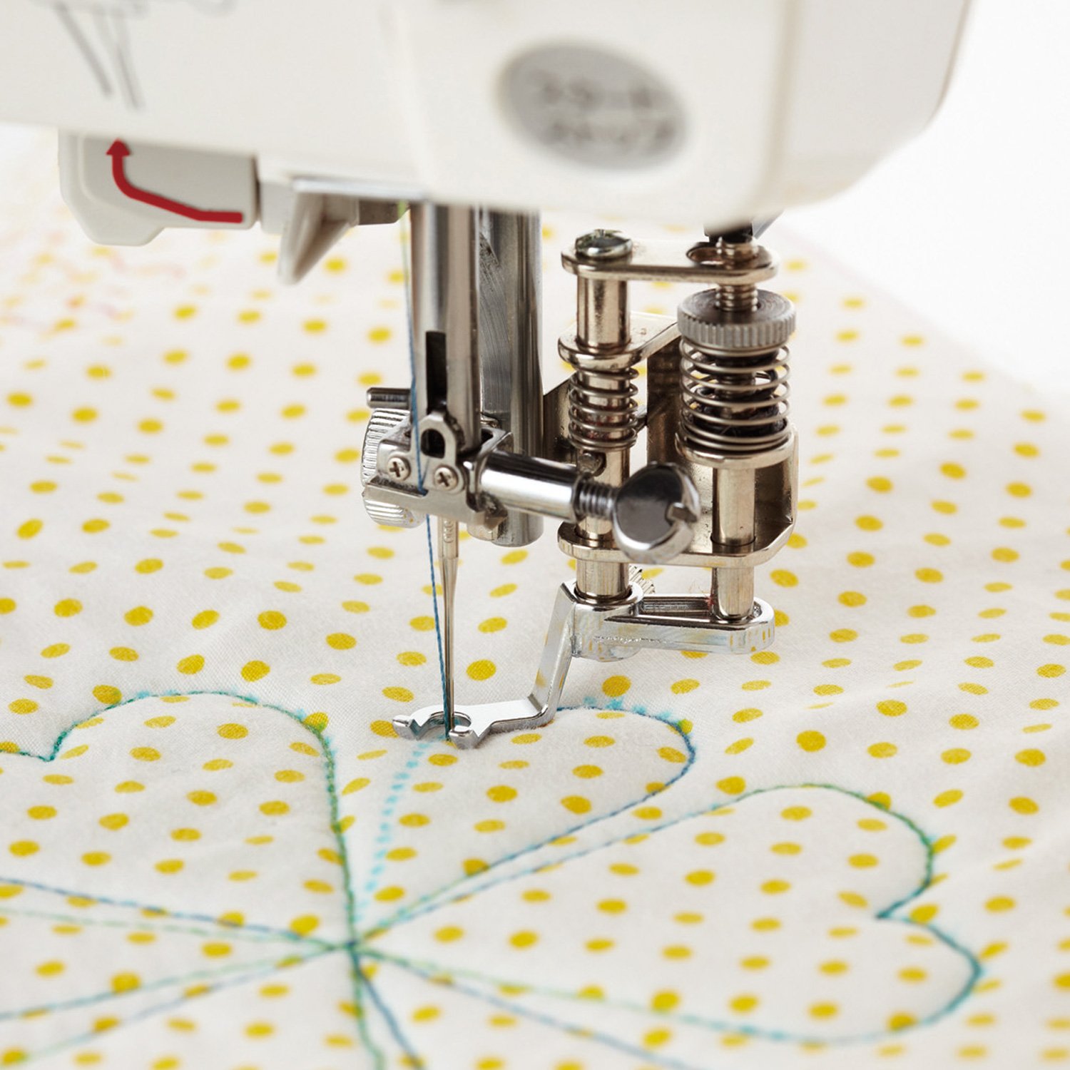 Janome Quiltfuß Set - Freihandnähen unterschiedlicher Stoffe in Quiltprojekten - Kunststoff - 202 001 003