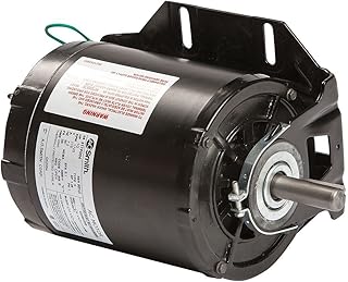 Dayton 5K416 Motor, 1/2 hp, 60Hz, Belt, Degrees_Fahrenheit, to Volts, Amps, (