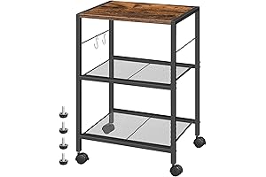 HooBro Printer Stand: Maximize Your Workspace with Heavy Duty Storage