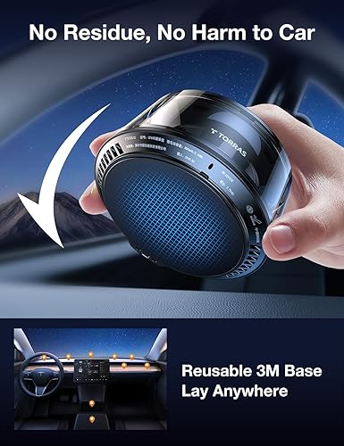 Miniatura 6 de TORRAS Ambientador inteligente para automóvil nubes eléctricas 2024 Difusor de coche fresco con niebla dinámica y luz ambiental azul,