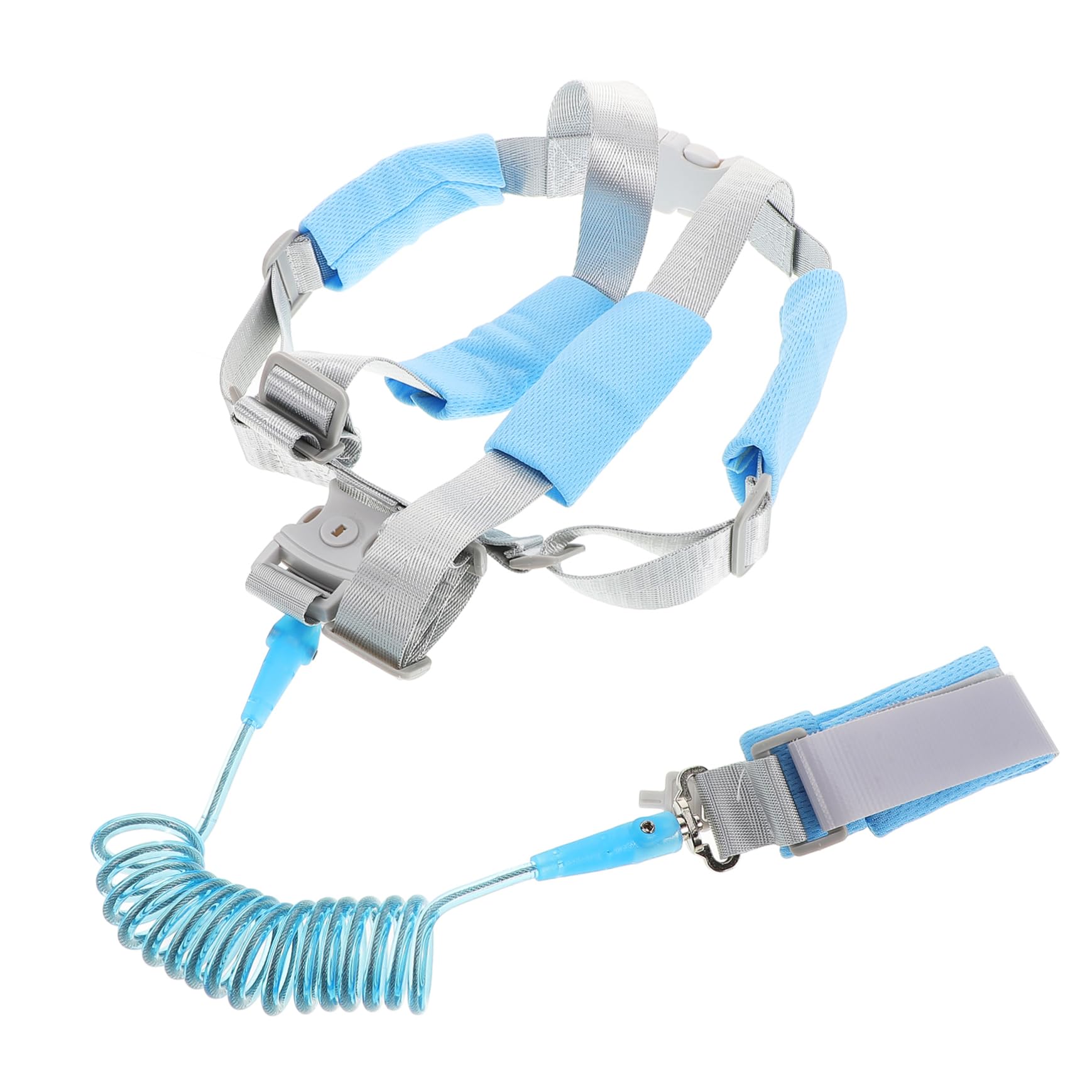 VICASKY 5pezzi Guinzaglio Sicurezza Per Imbracatura Antiperdite Accessorio Pratico Per Passeggiate e Stroller Per Piccoli Blu