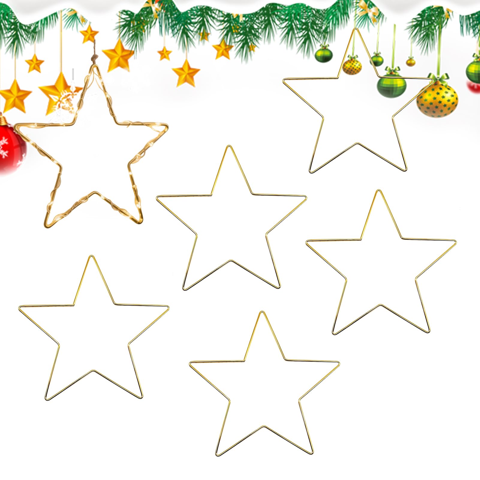 Cadre de couronne en fil pour réussir vos décorations de Noël et Halloween