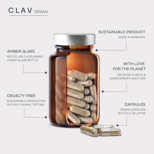 Miniatura 7 de Suplemento orgánico de apoyo tiroideo con yodo de algas marinas orgánicas y selenio de extracto de semilla de mostaza – 120 cápsulas – Suplemento