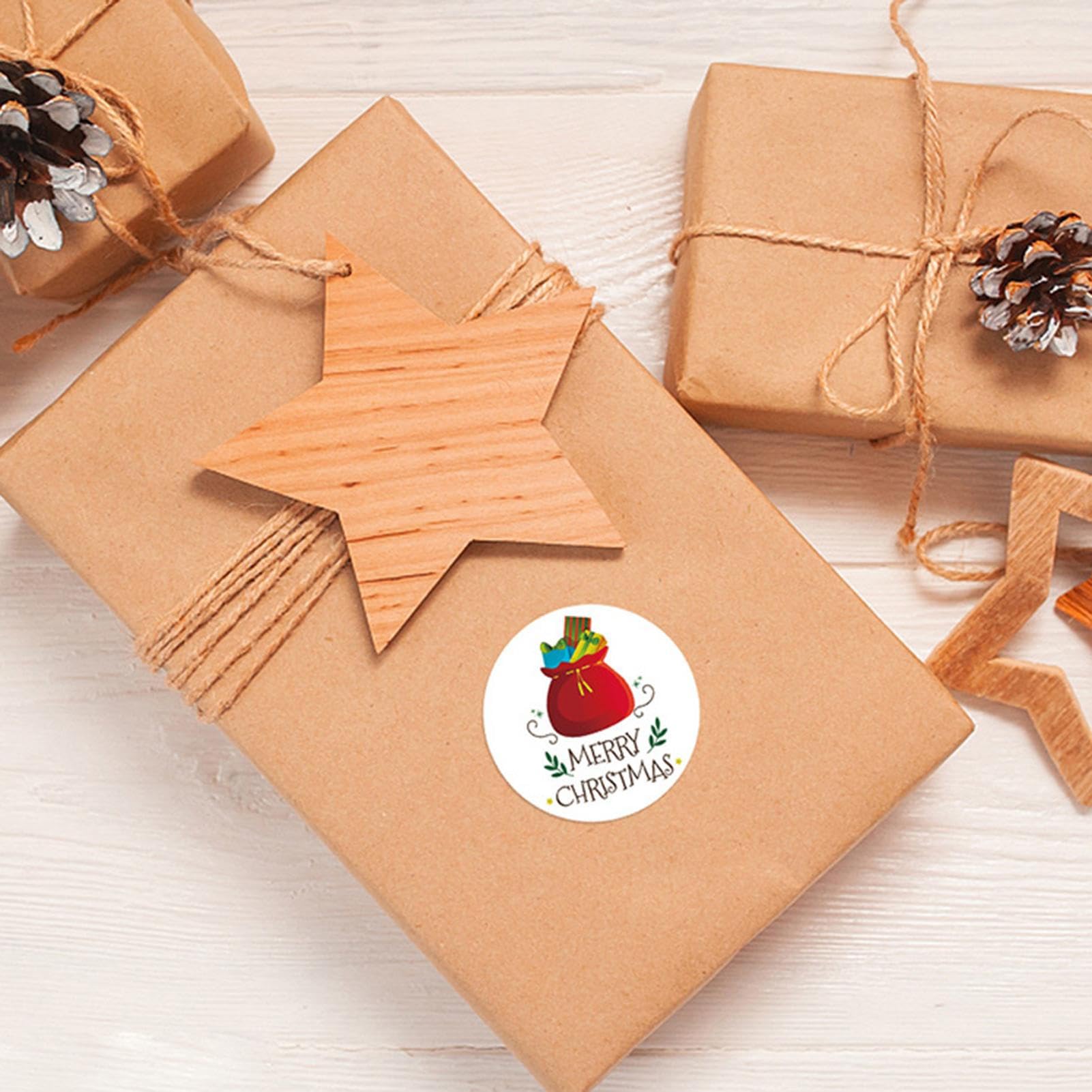 Rotolo Di Adesivi Natalizi Per Bambini Assortimento Di Decorazioni Festive