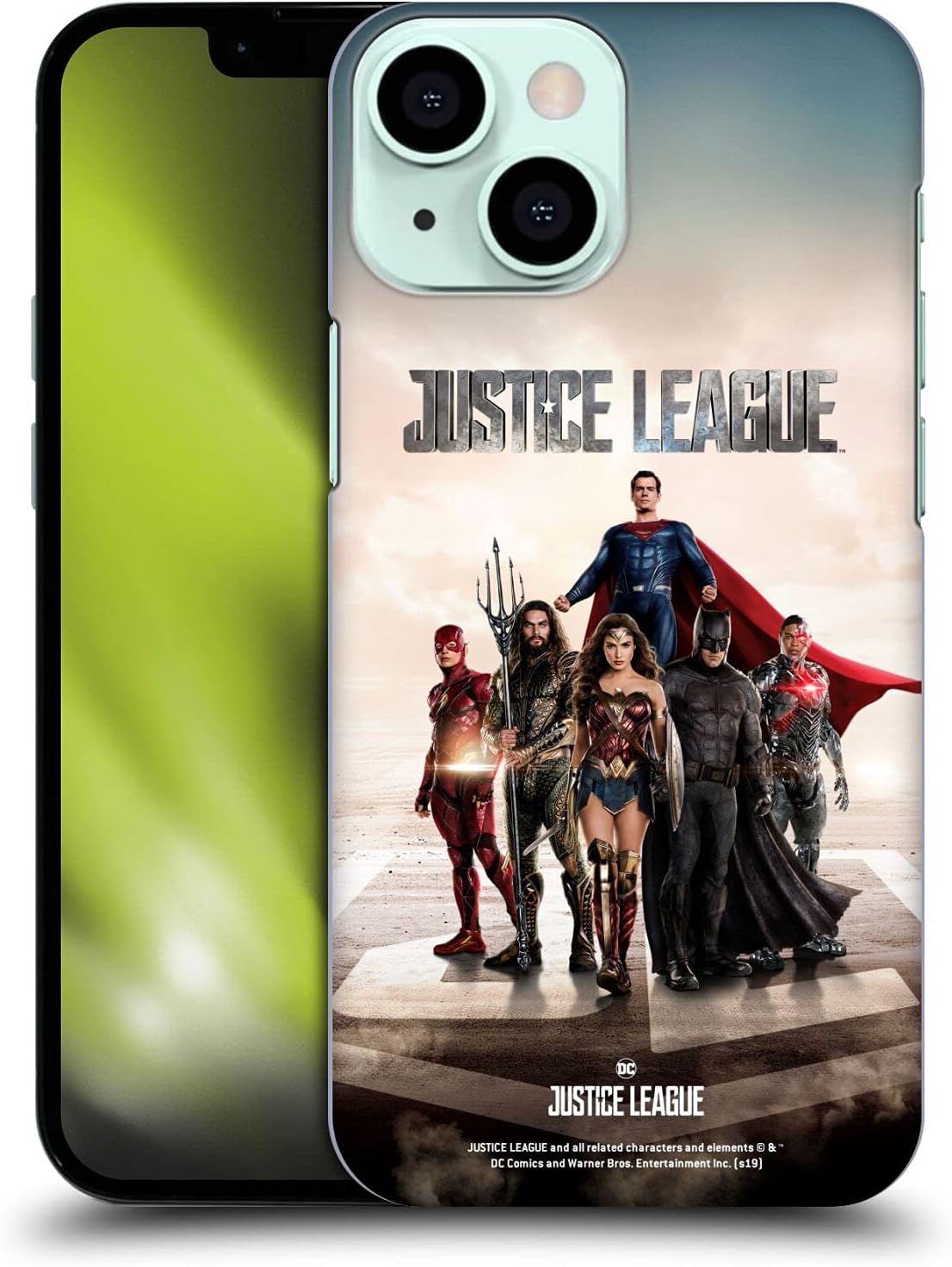 Head Case Designs Officially Licensed Justice League Movie Group Character Posters Hard Back Case Compatible with Apple iPhone 13 Mini