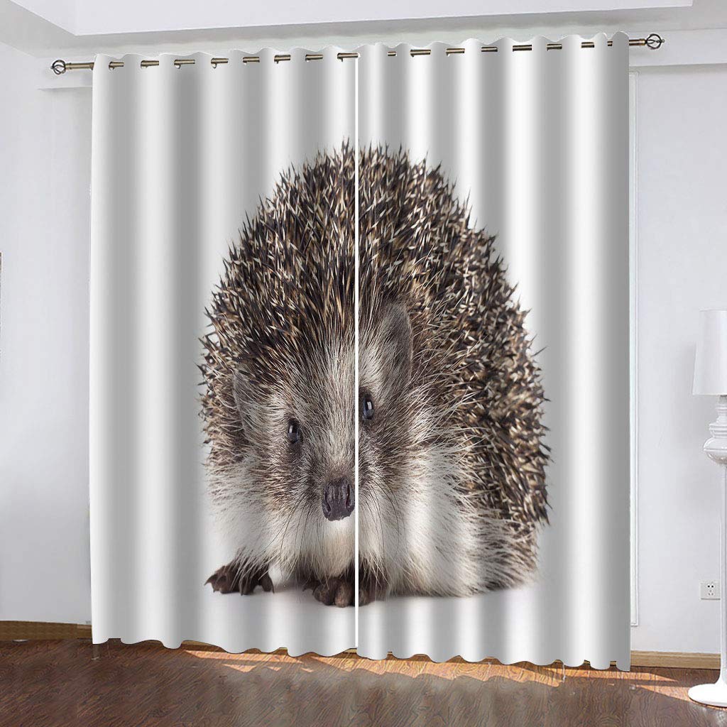 Rideau de salon imprimé animal pour une décoration de fenêtre cocooning