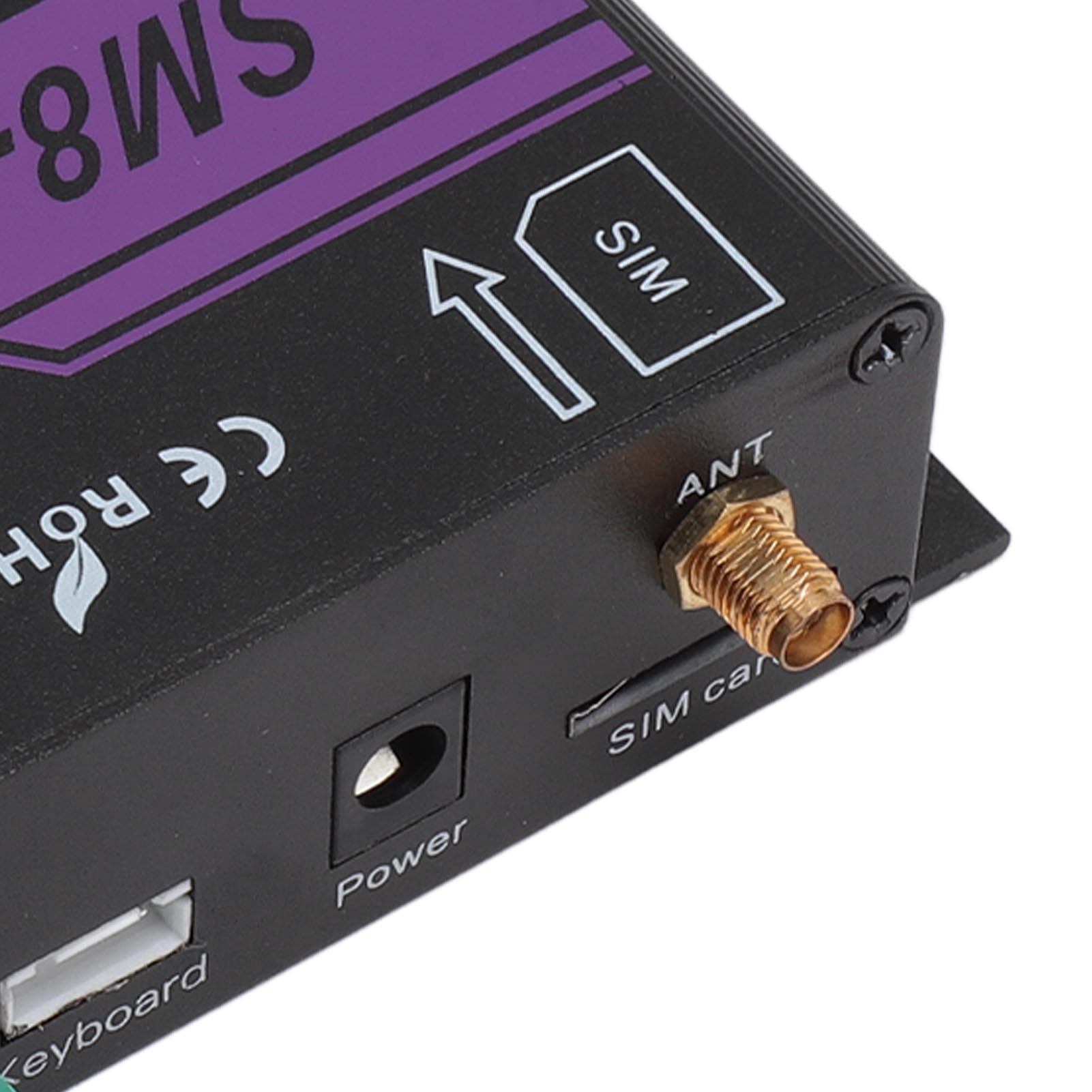 Alarma de Humedad y Temperatura 4G Tarjeta SIM SMS Alarma de Falla de Energía Interruptor de relé de Control Remoto GSM con Enlace WEB de Aplicación para Control Industrial