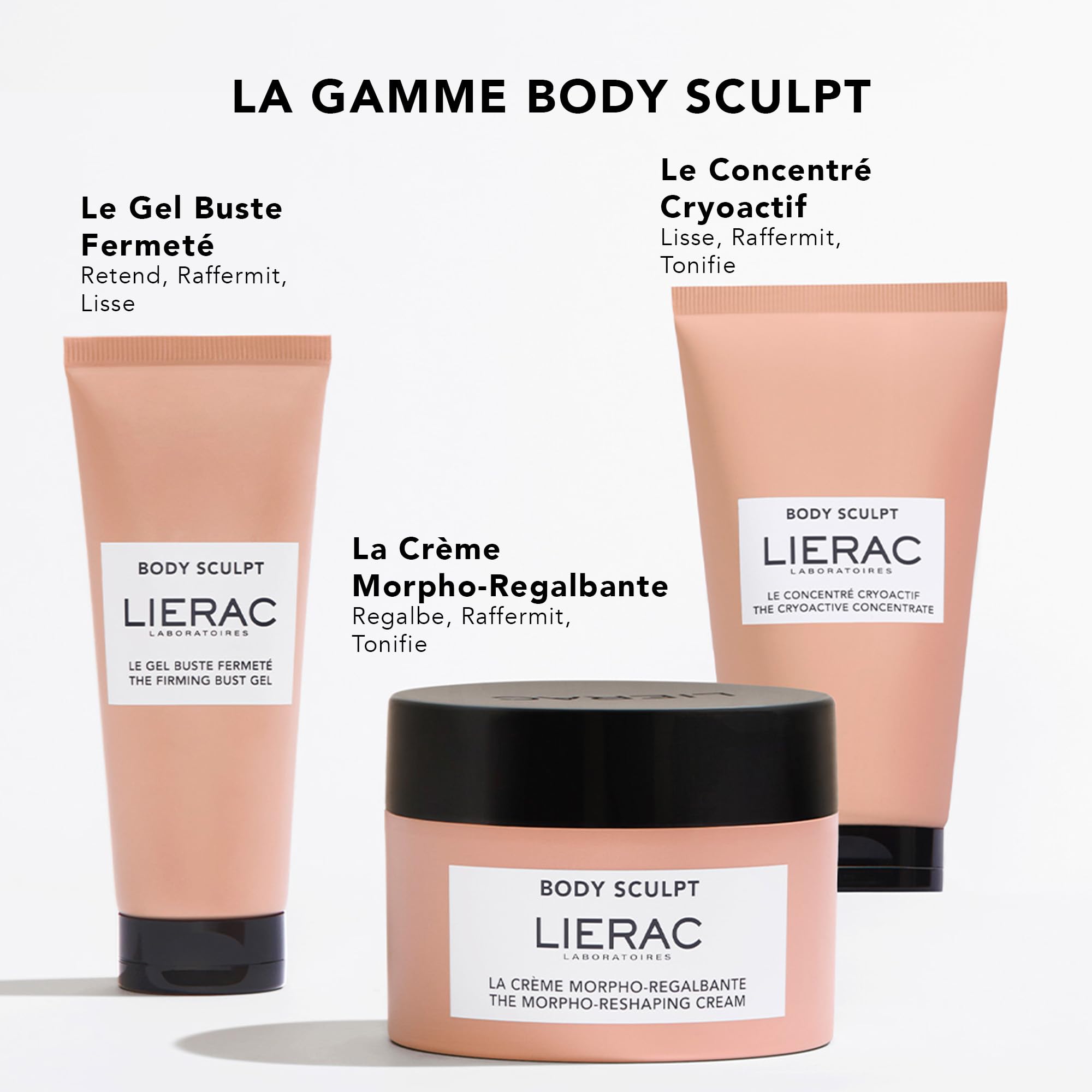 Lierac Body Sculpt Gel seno e décolleté, Trattamento Tonificante e rassodante, Ottimo per Seno Rilassato, Formato da 75 ml