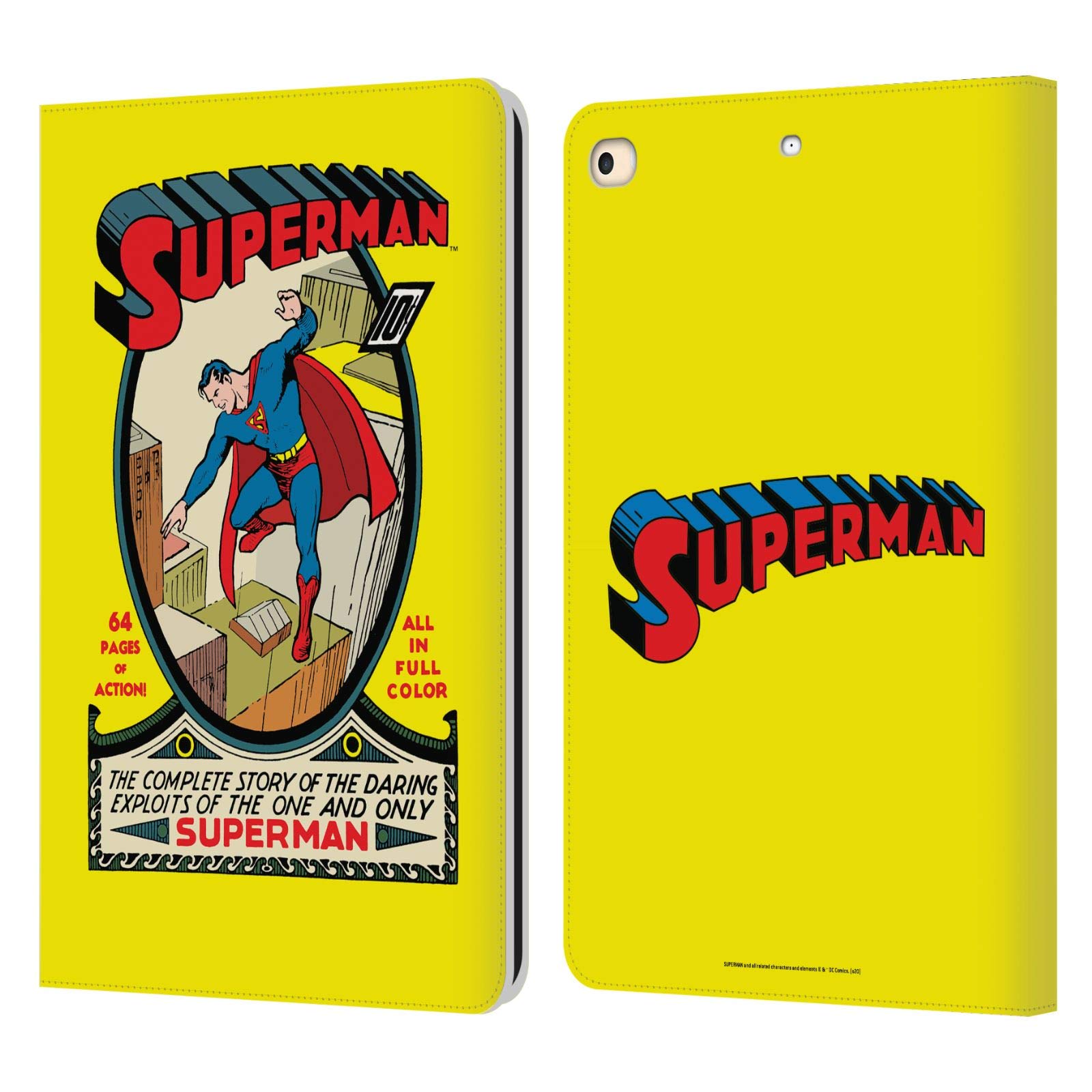 Étui Superman DC Comics pour iPad 9.7 housse protection cuir