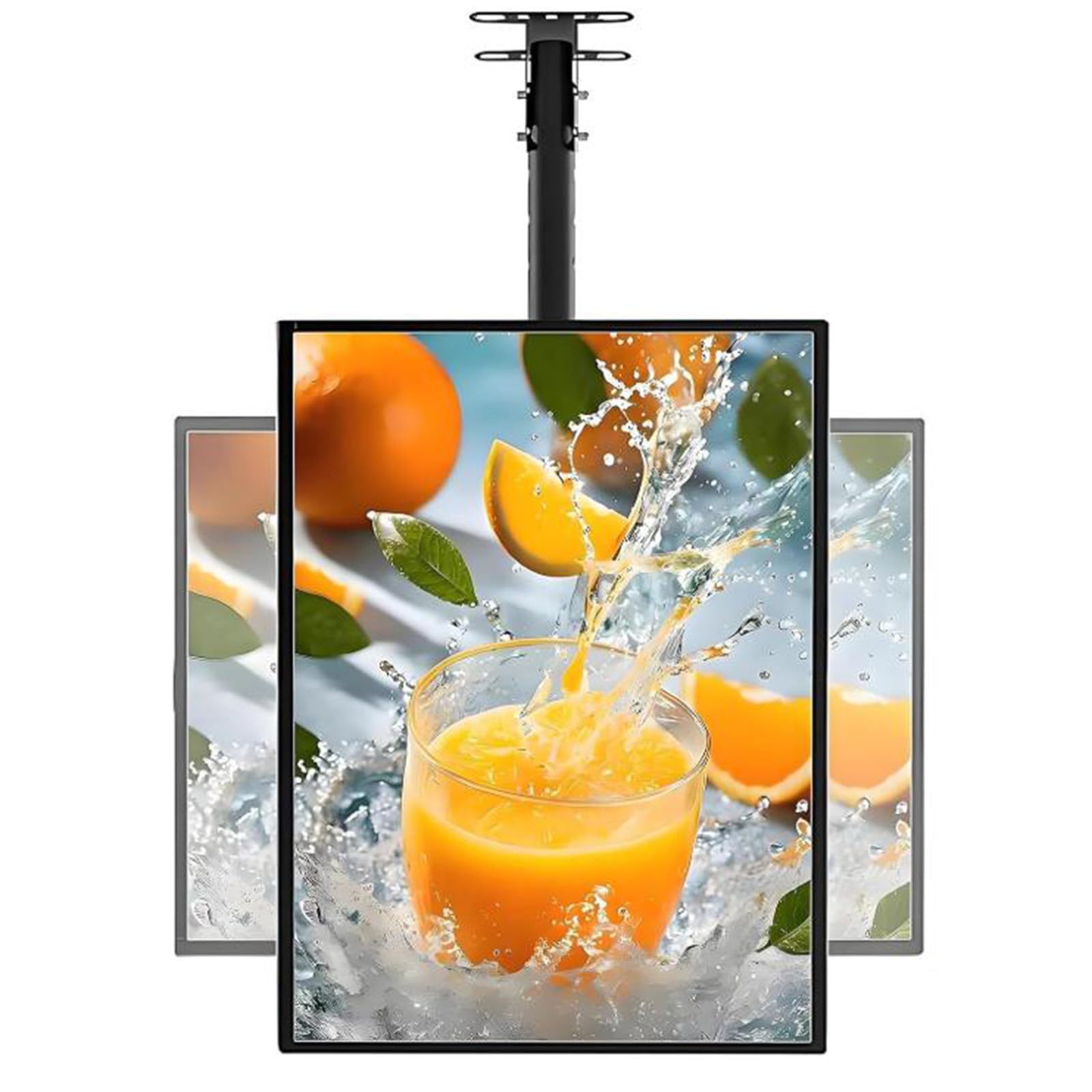 Caja de luz LED para menú para restaurante, tablero de menú retroiluminado para cafetería, cartelera montada en la pared, pantalla horizontal de 60 x 90 cm