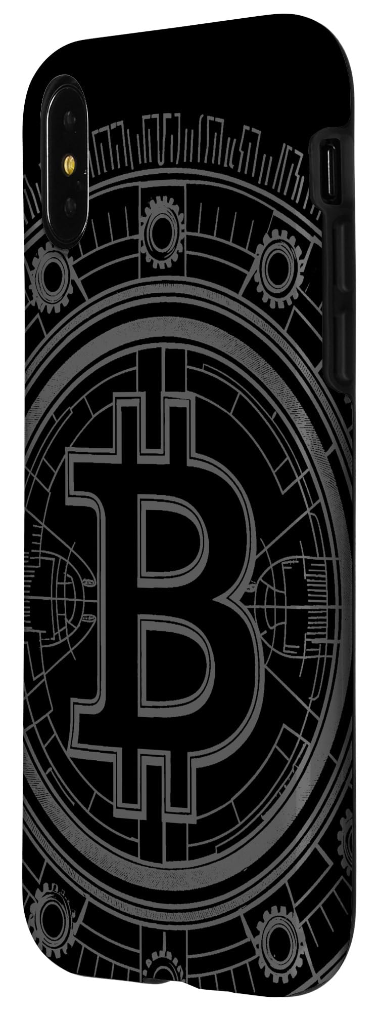 Amazon.co.jp: iPhone X/XS ビットコインロゴ スチームパンク BTC 暗号通貨 スマホケース : 家電＆カメラ