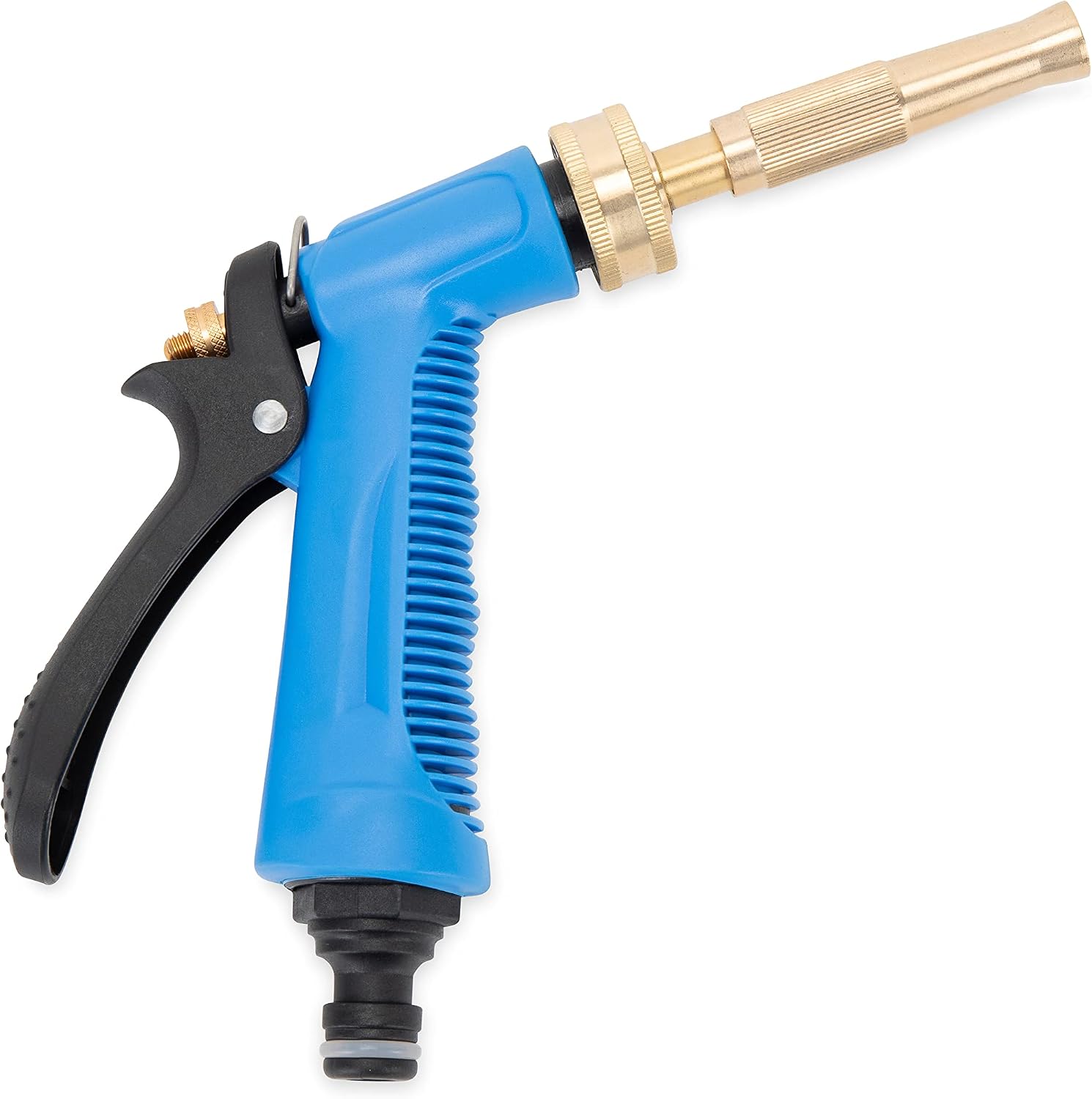 Trac Outdoors Portable Washdown Pump Kit - Self-Priming Marine-Grade Pump - Includes Everything Needed to Power-Spray, Just Add Water (69380), Blue