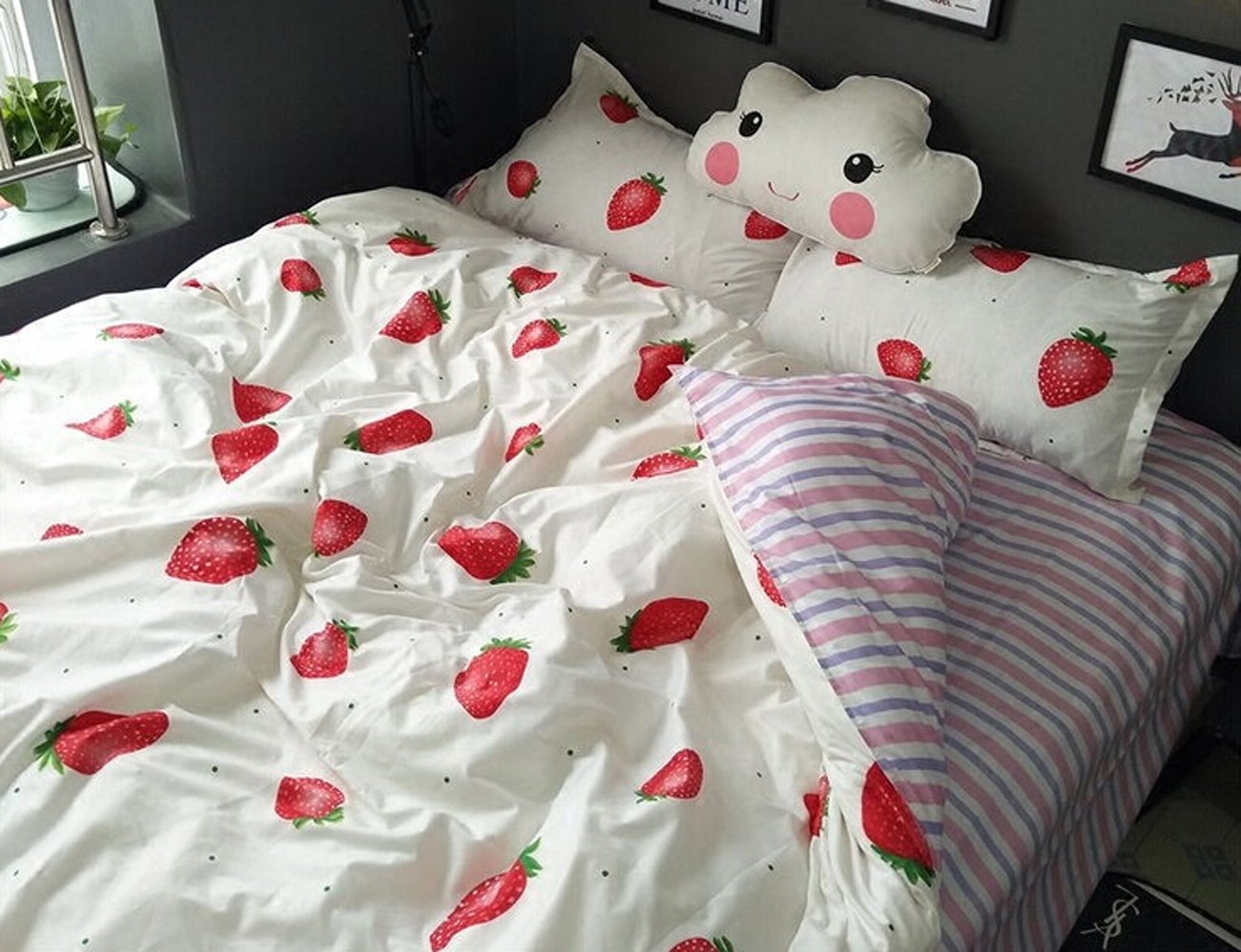 寝具 カバーセット 4色 なめらか 肌触り 暖かい B104 ふわふわあったか