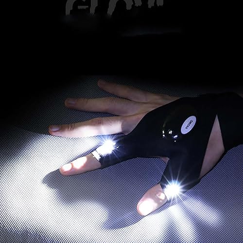 Miniatura 4 de Mobi L1FE Guantes con linterna LED, accesorios geniales para hombres, equipo de campamento, artilugios tecnológicos, regalos de cumpleaños para