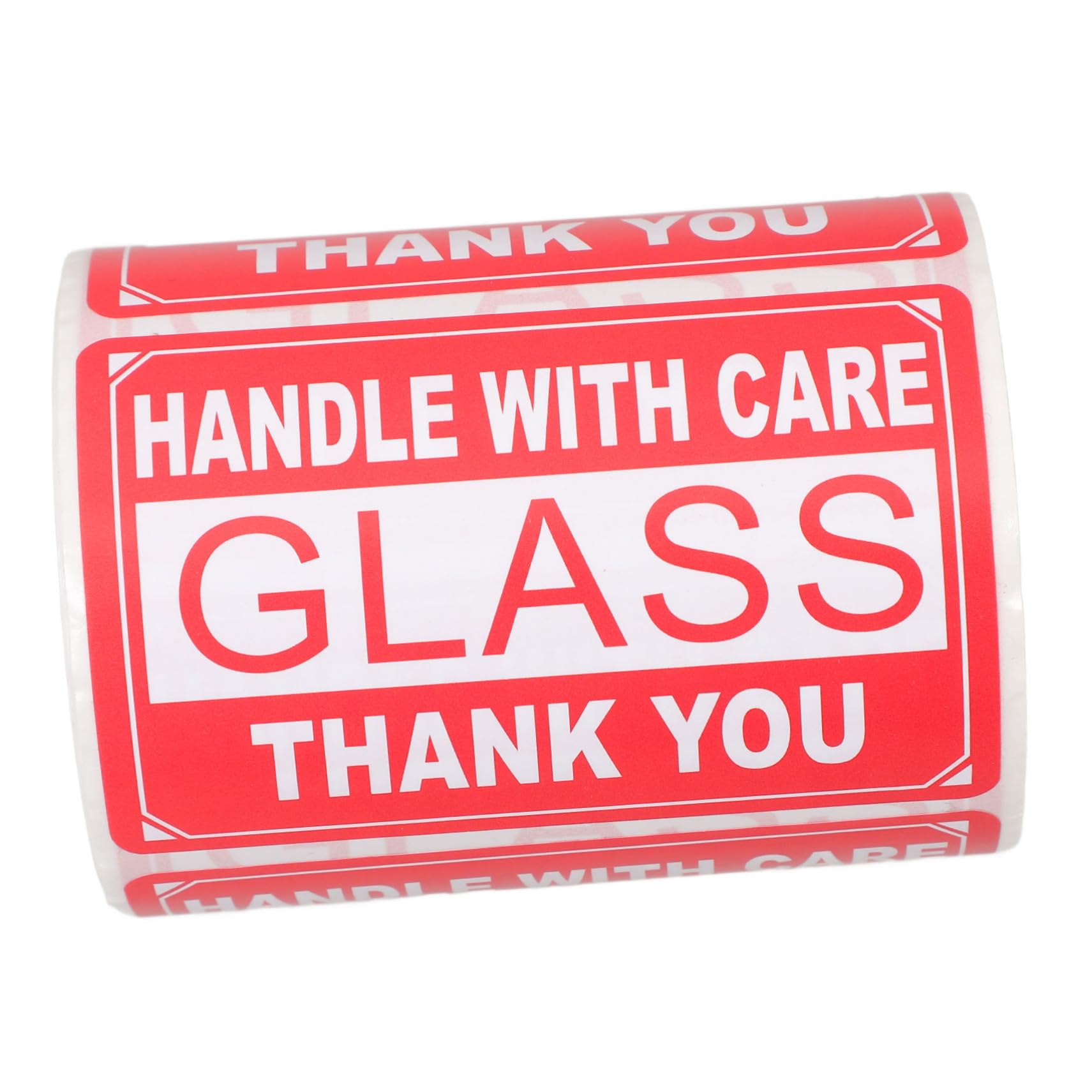 Angoily Fragile Product Labels 1 Roll Removable Stickers Shipping Warning Stickers Self-Adhesive Paper Warning Labels 300 Pack