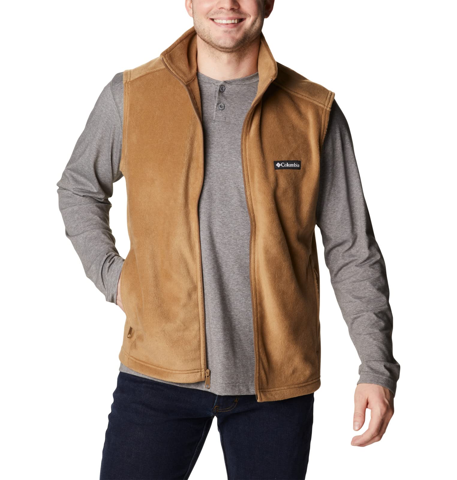 Columbia Steens Mountain Chaleco para hombre, Delta, XL