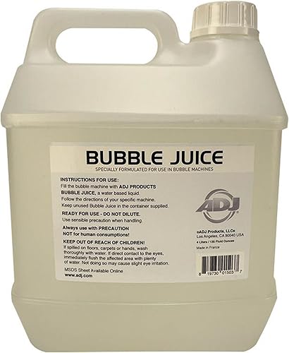 American DJ Jugo de burbujas de 1 galón para máquinas de burbujas