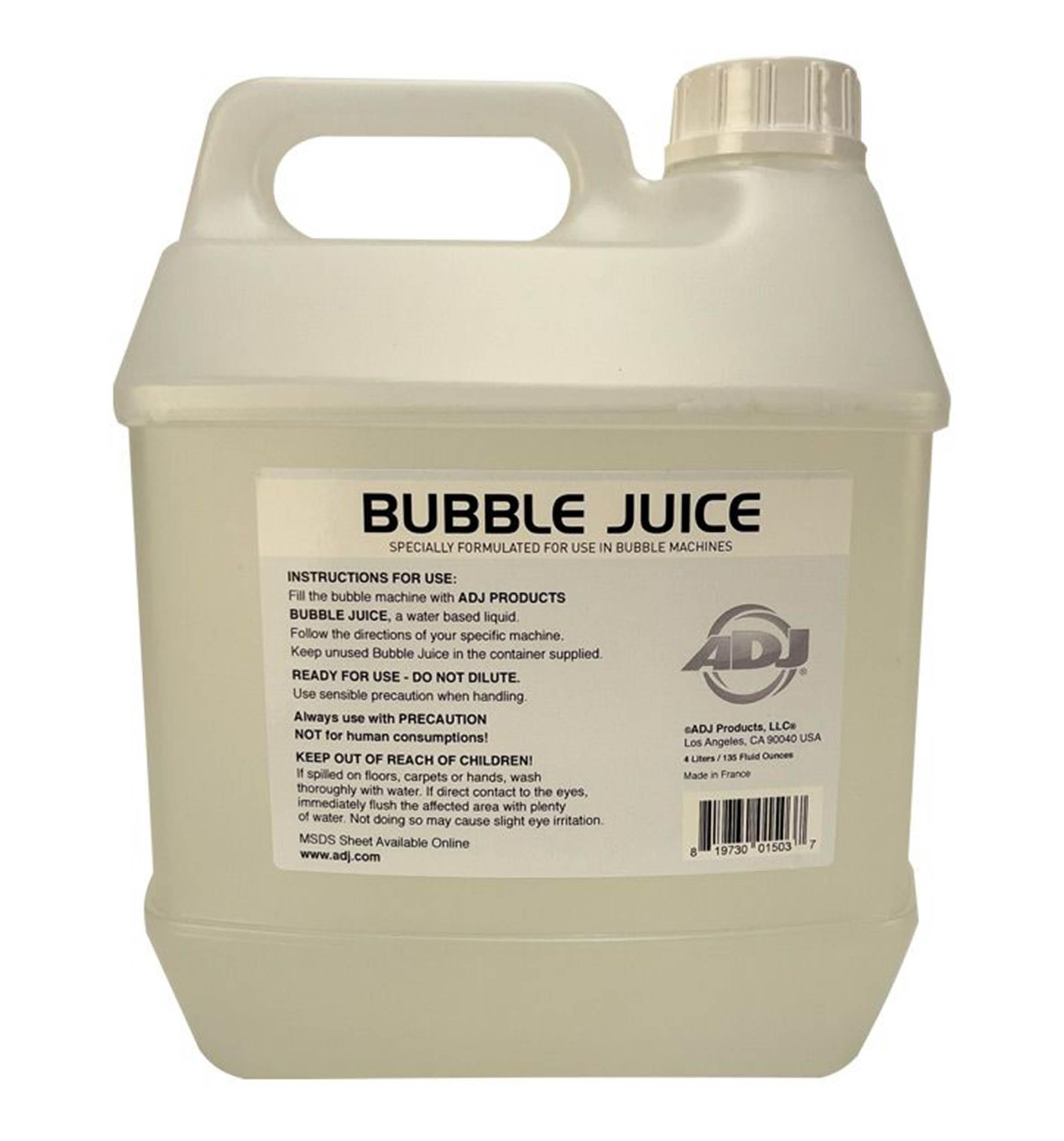 American DJ 1 gallon bubble juice for bubble machines